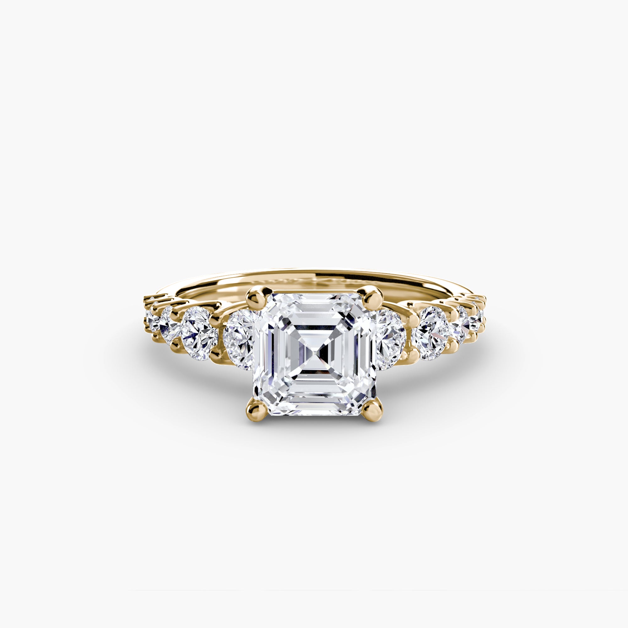 Graduated Accent Solitaire Setting