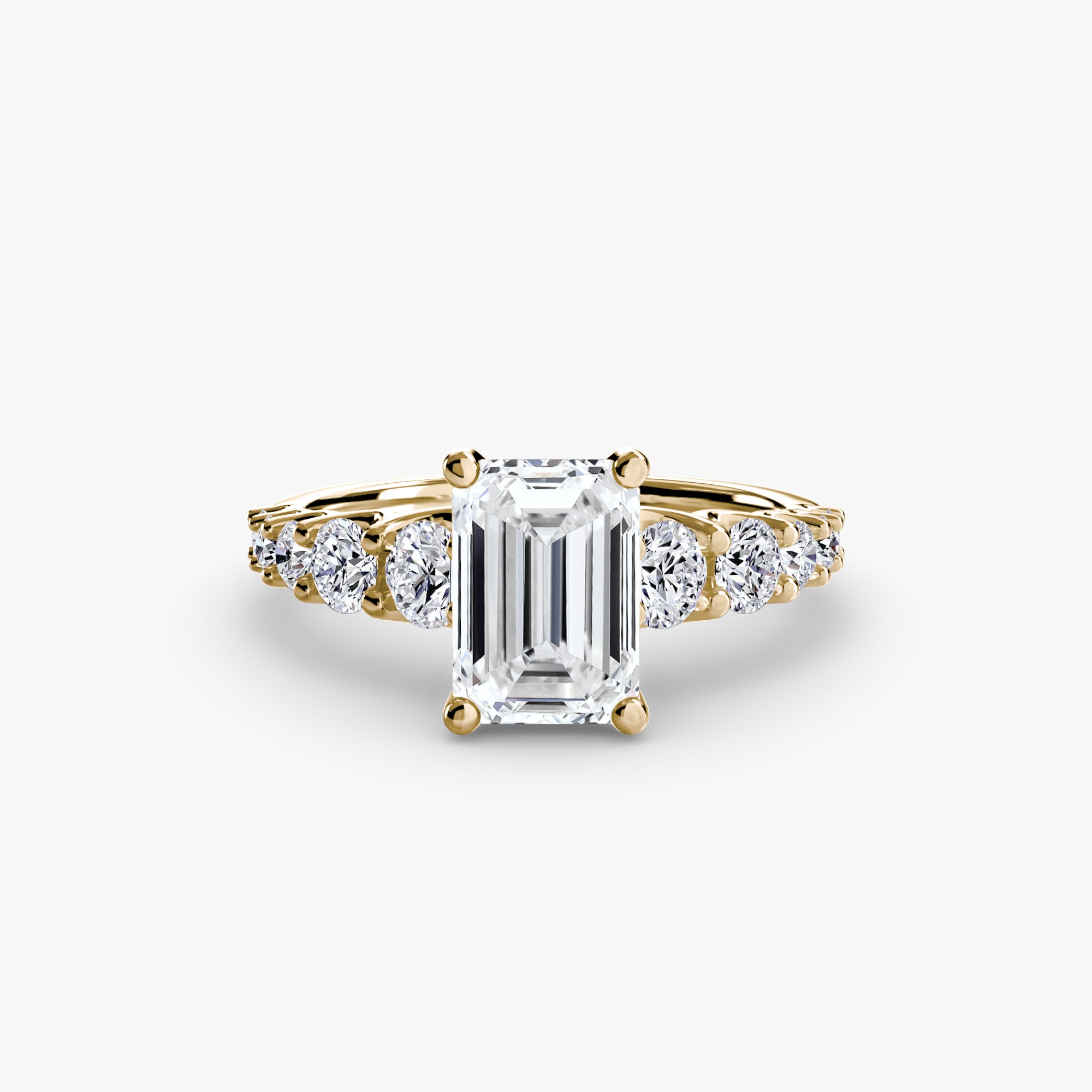 Graduated Accent Solitaire Setting