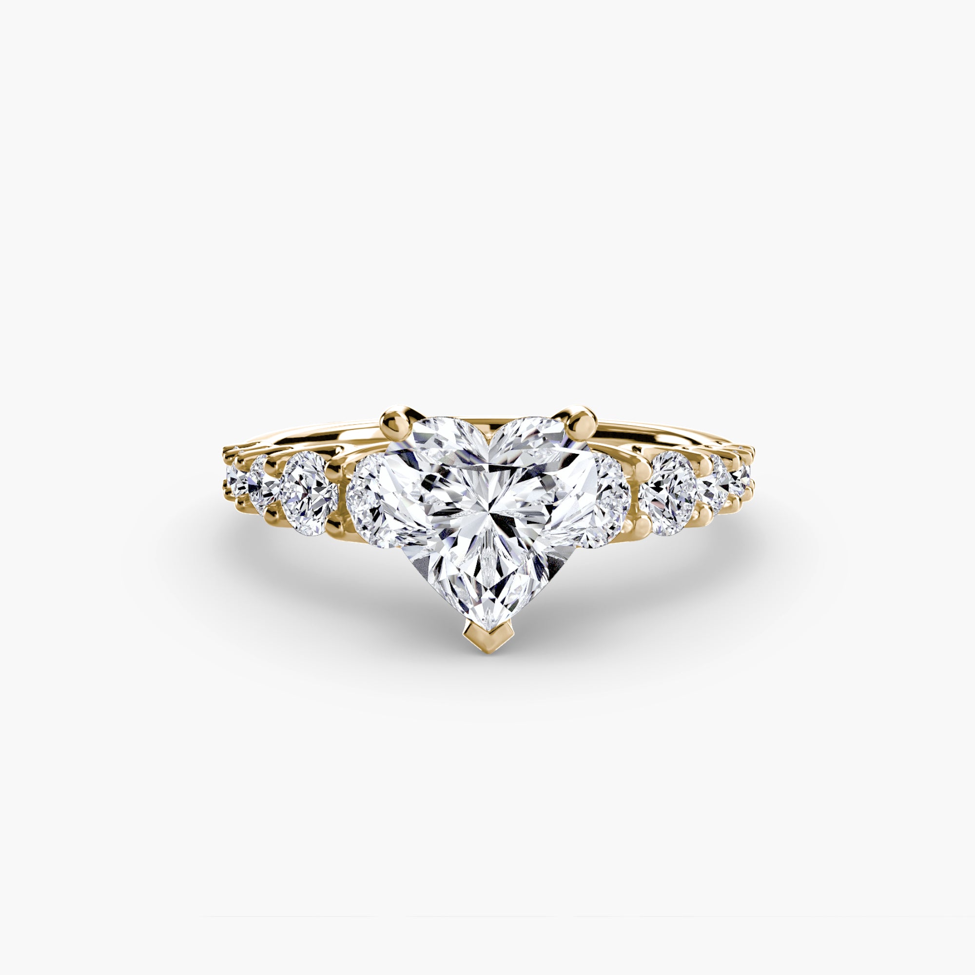 Graduated Accent Solitaire Setting