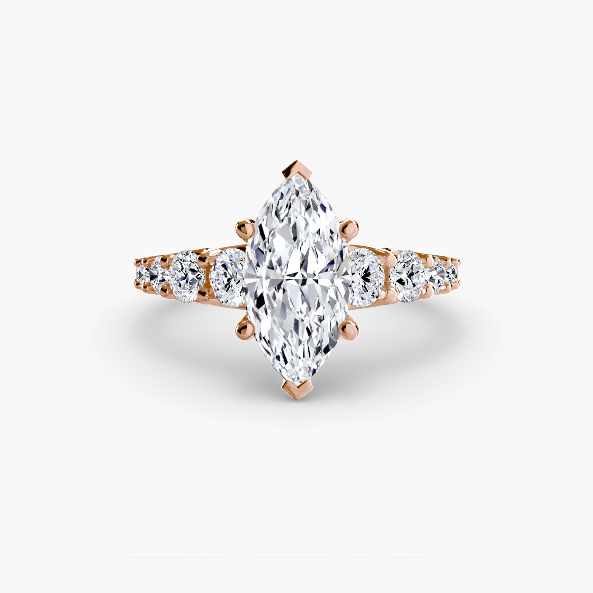 Graduated Accent Solitaire Setting