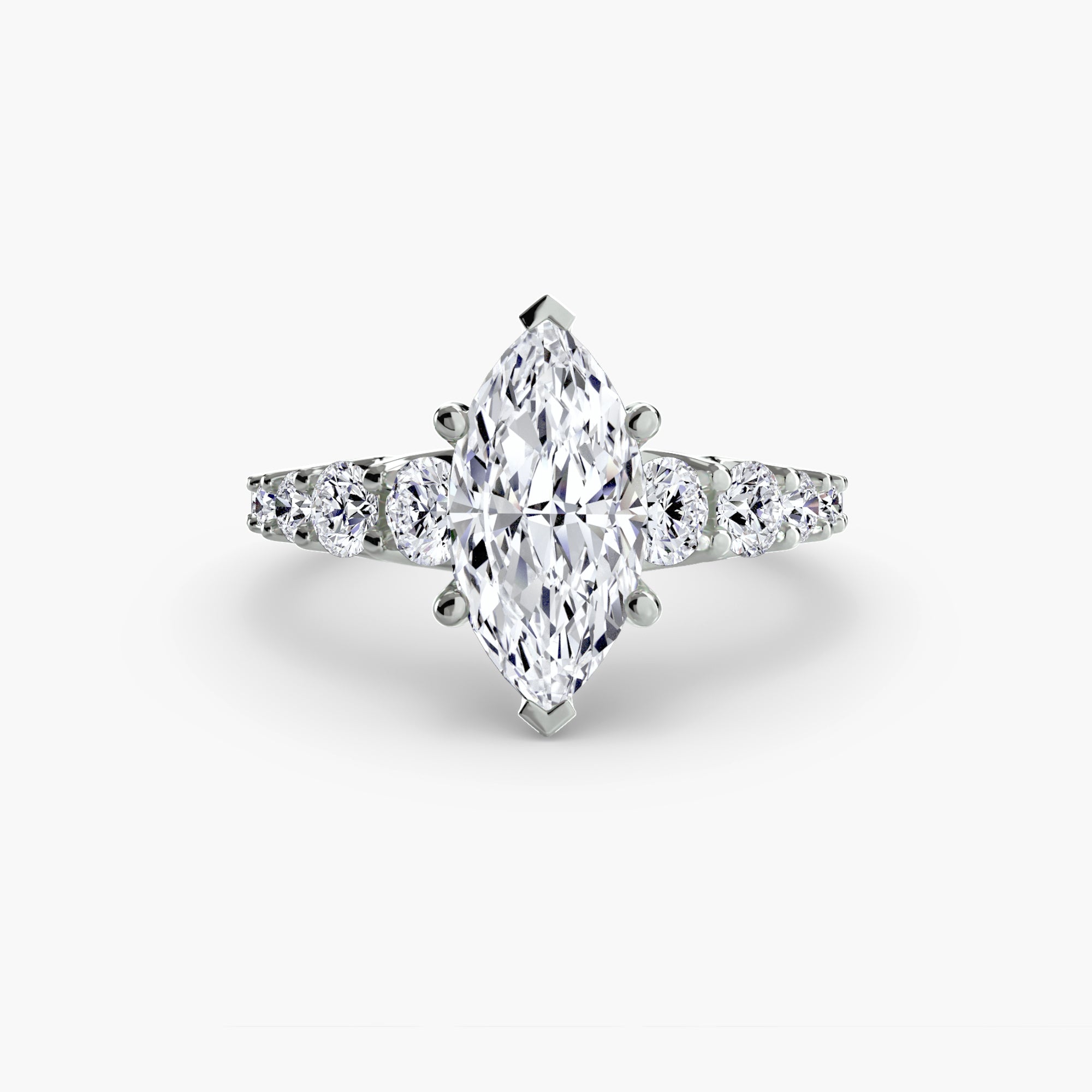 Graduated Accent Solitaire Setting