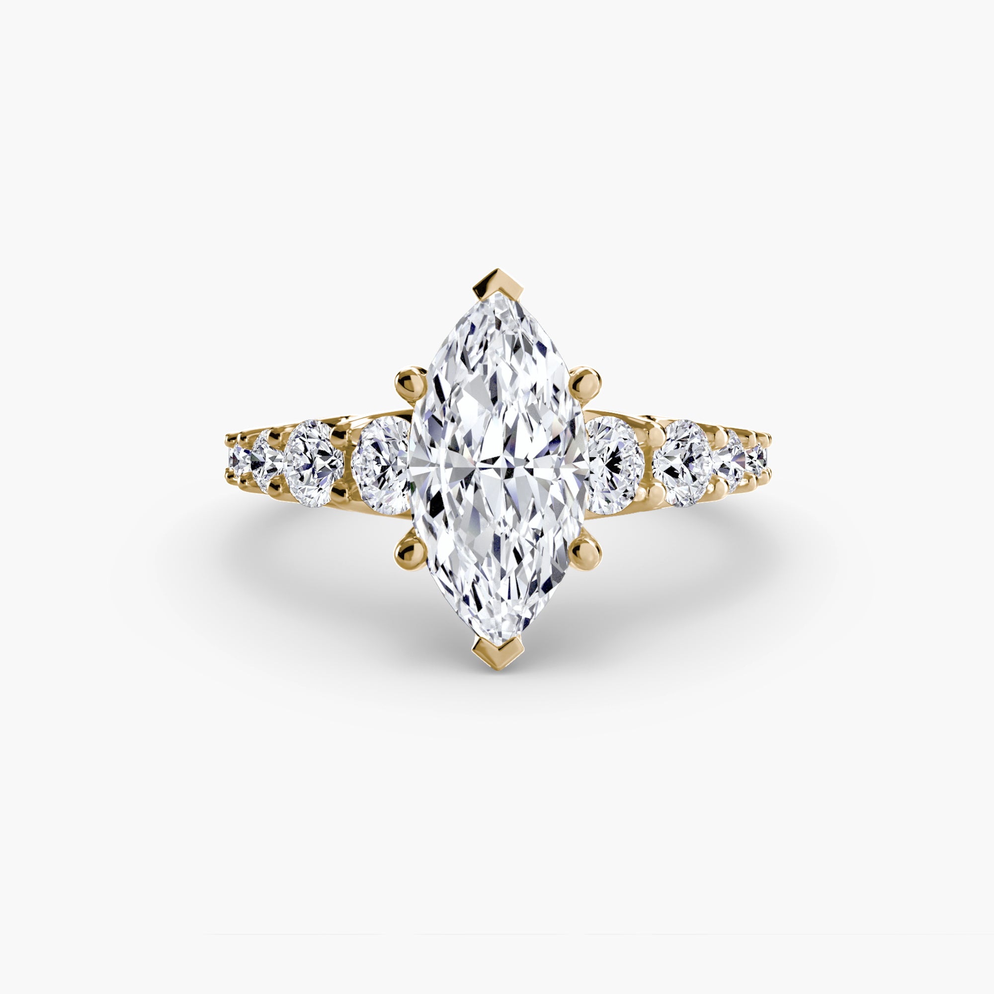 Graduated Accent Solitaire Setting