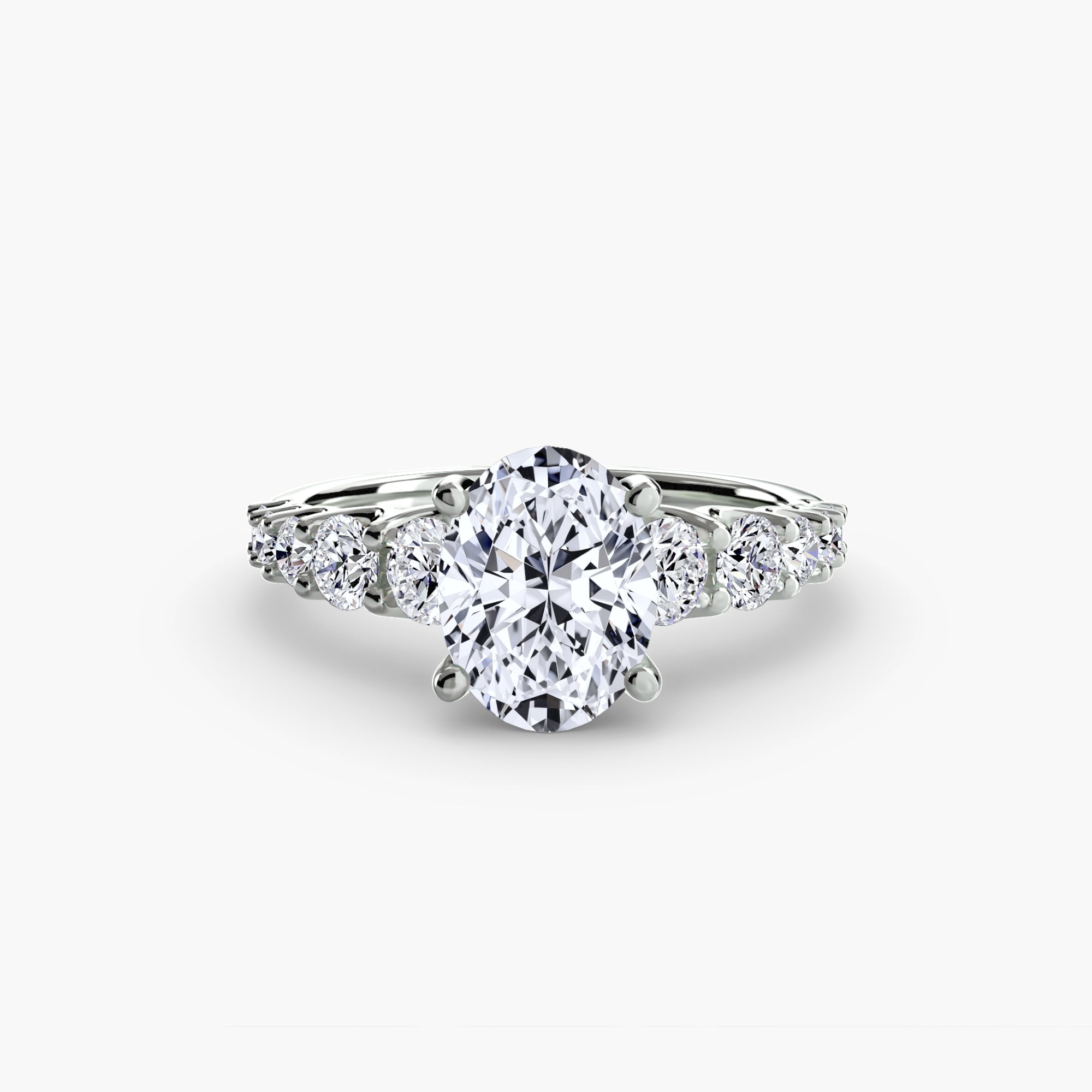 Graduated Accent Solitaire Setting