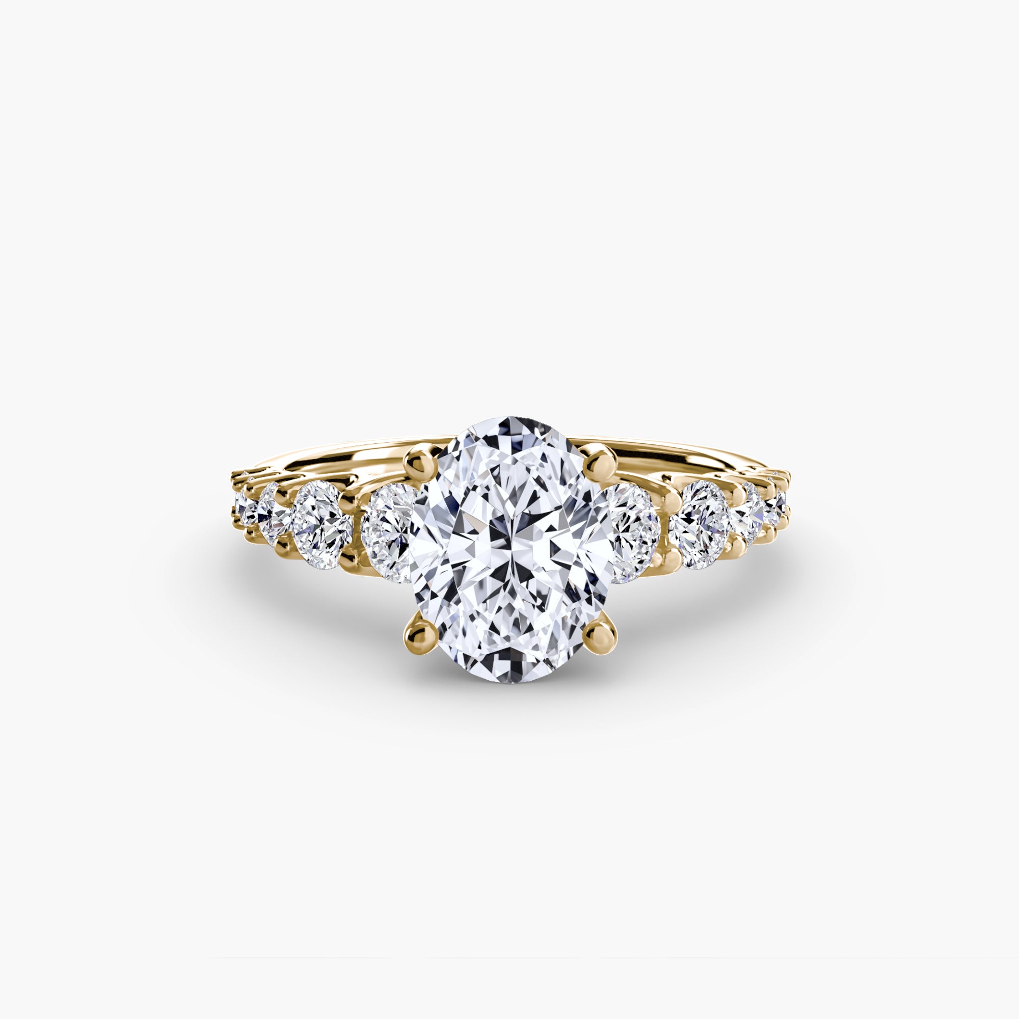 Graduated Accent Solitaire Setting