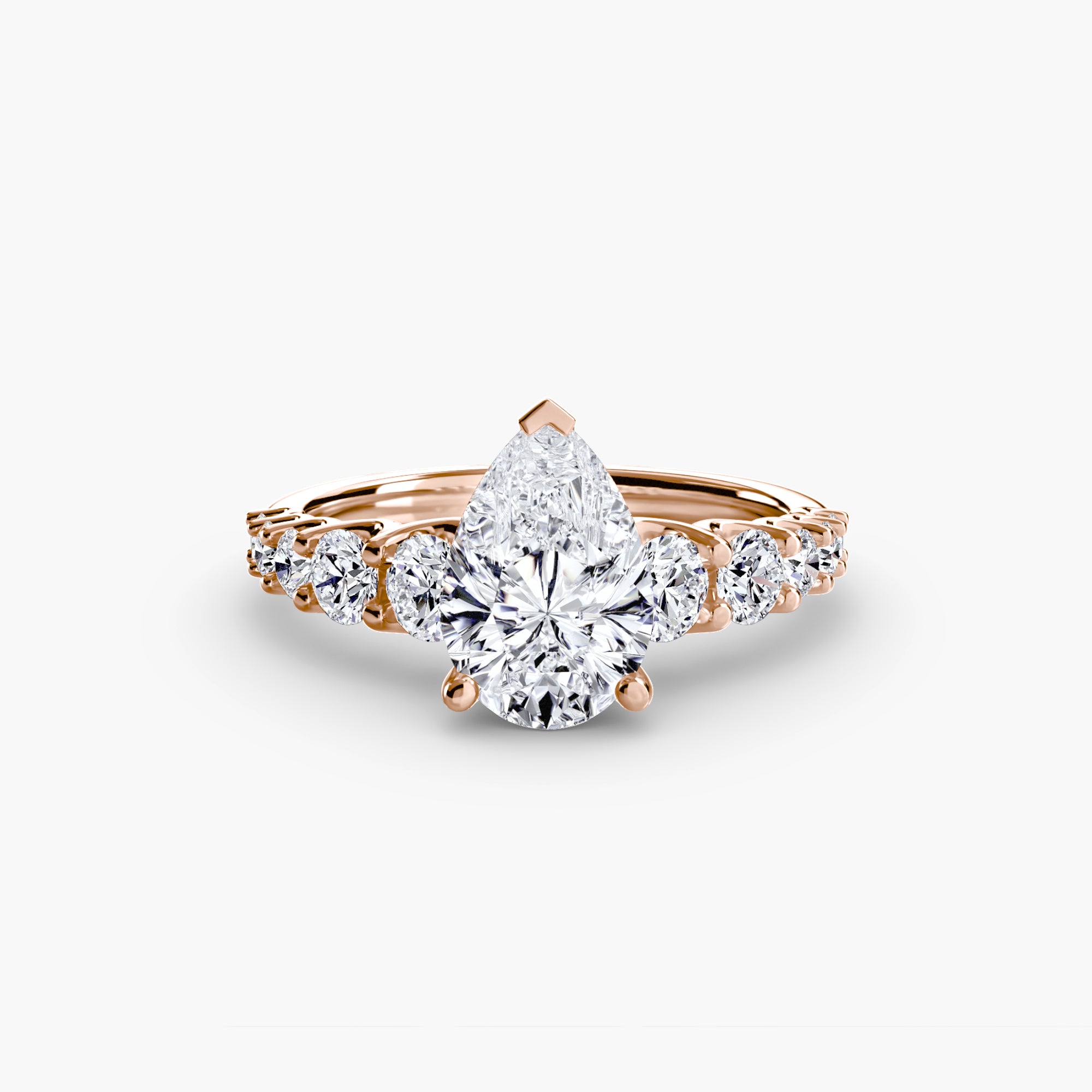 Graduated Accent Solitaire Setting