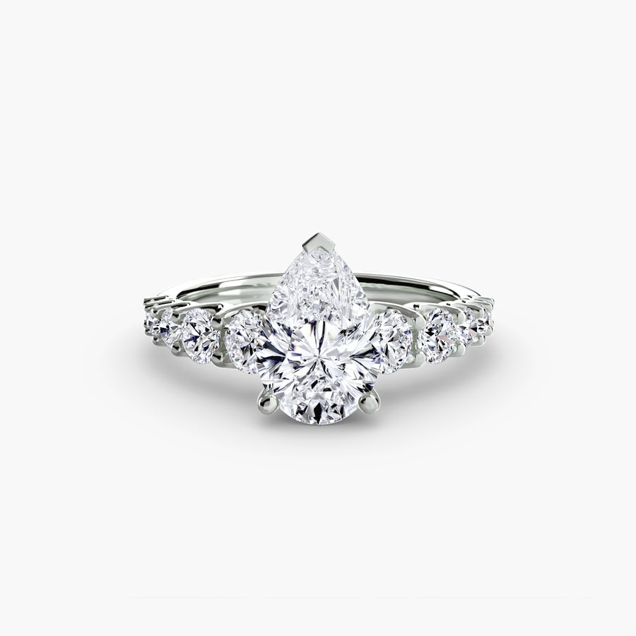 Graduated Accent Solitaire Setting