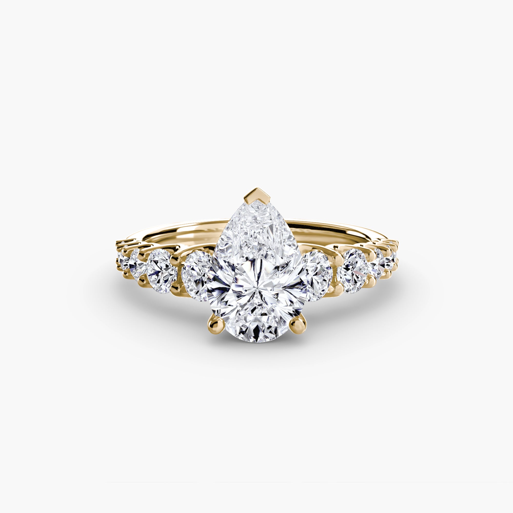 Graduated Accent Solitaire Setting