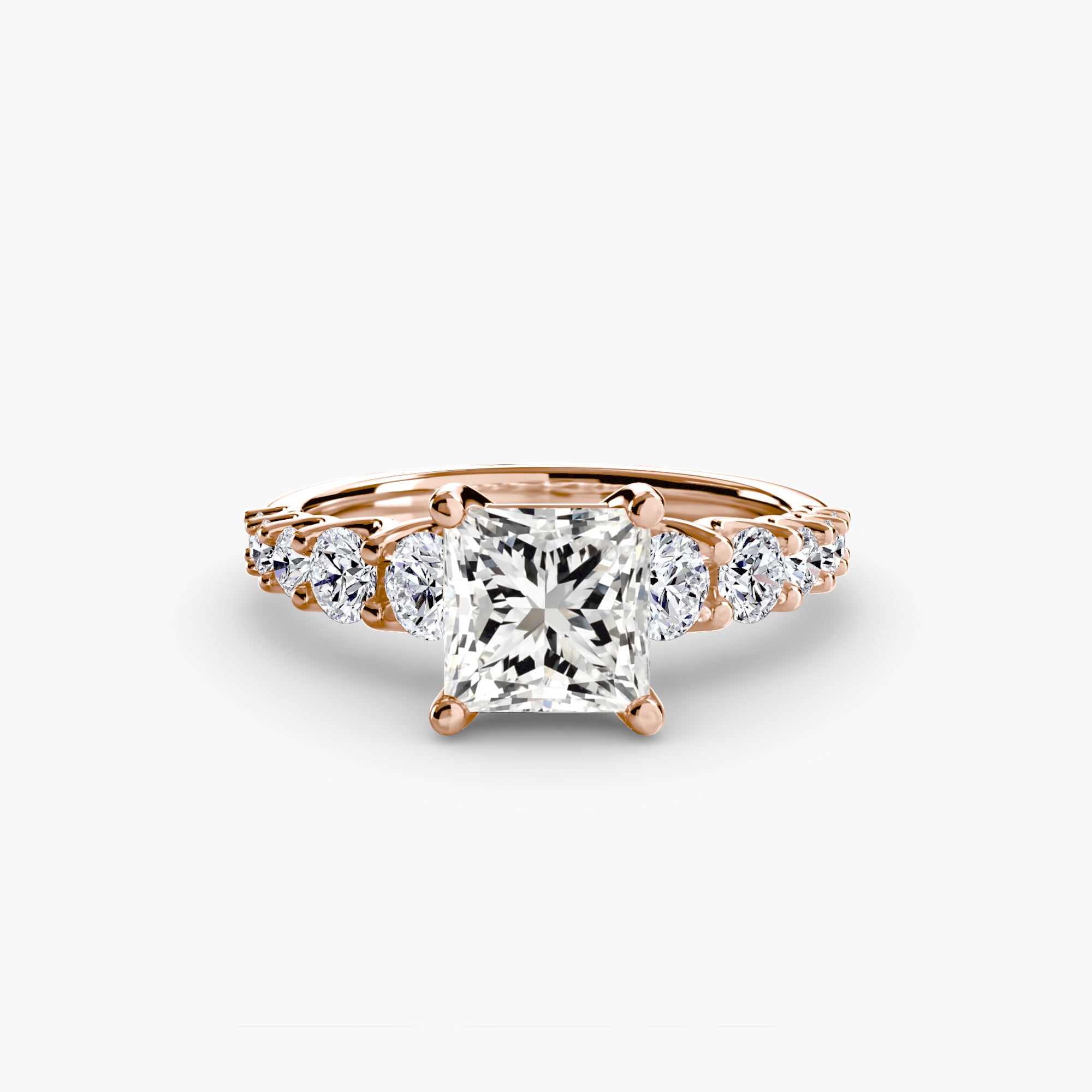 Graduated Accent Solitaire Setting