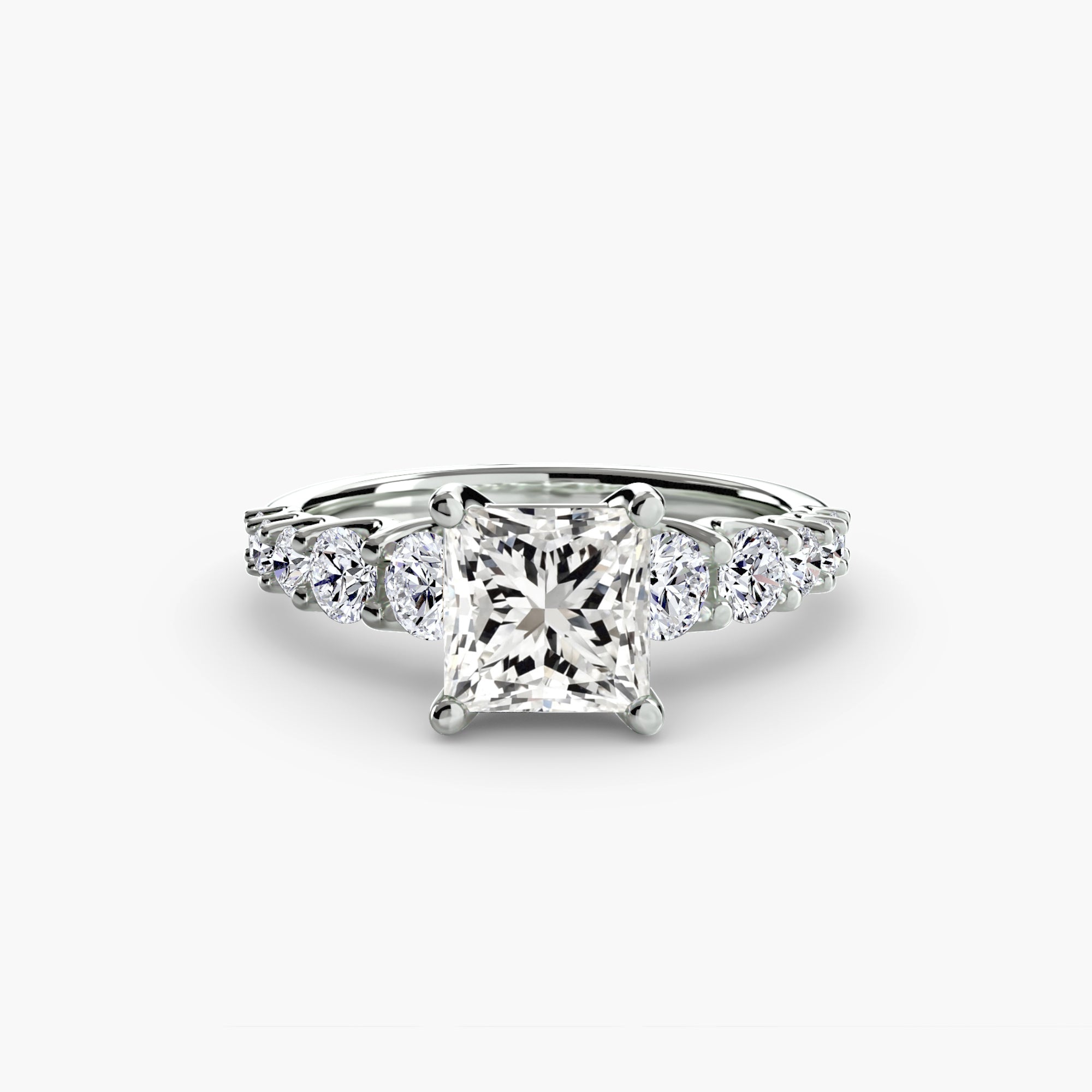 Graduated Accent Solitaire Setting