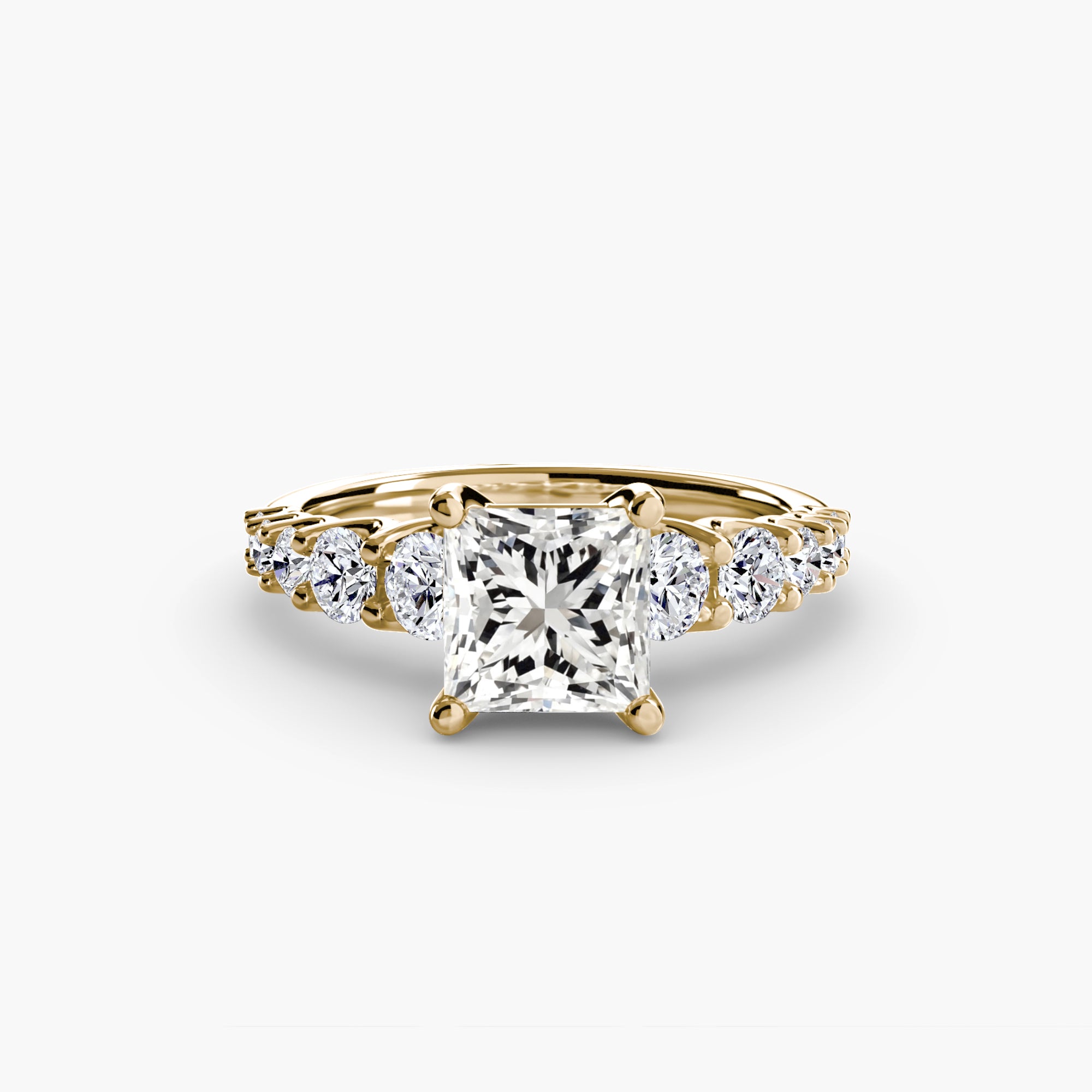 Graduated Accent Solitaire Setting