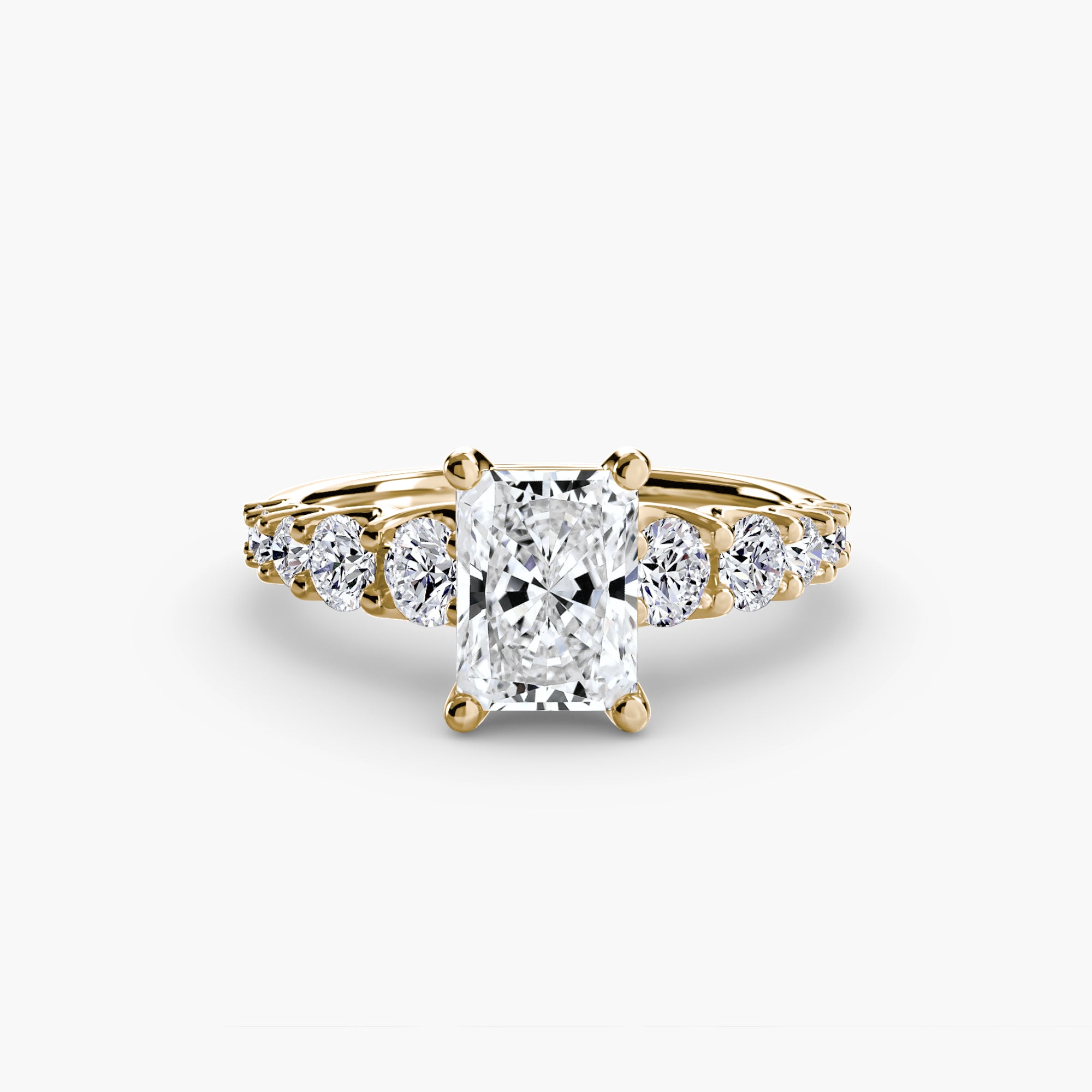 Graduated Accent Solitaire Setting