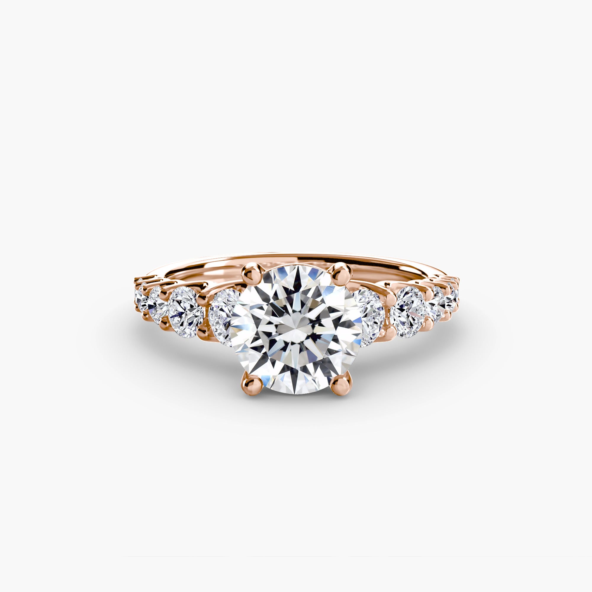 Graduated Accent Solitaire Setting