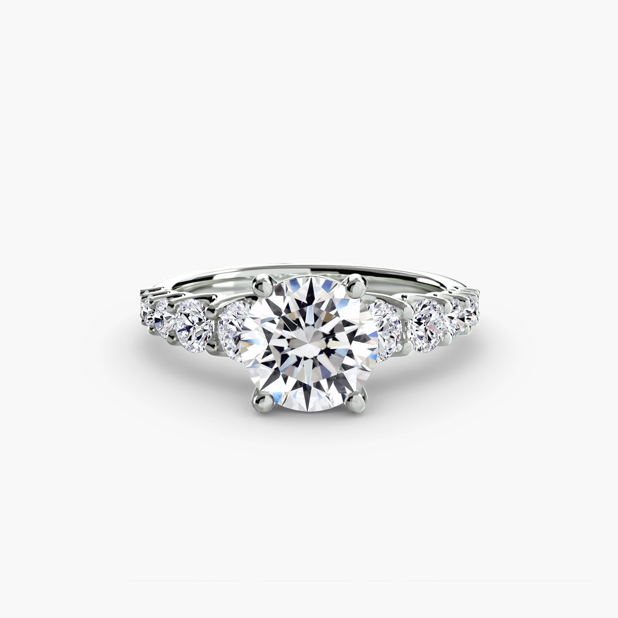 Graduated Accent Solitaire Setting