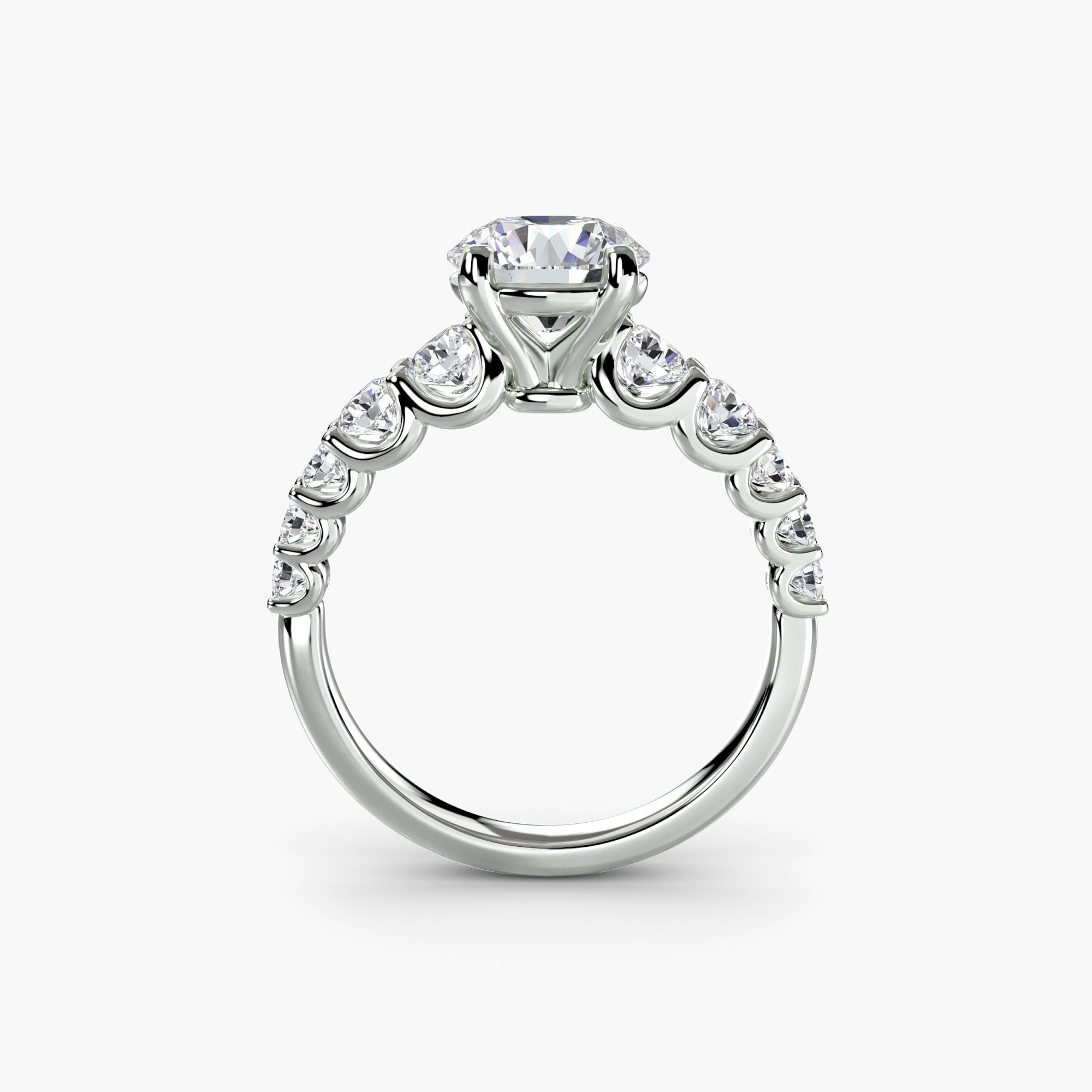 Graduated Accent Solitaire Setting