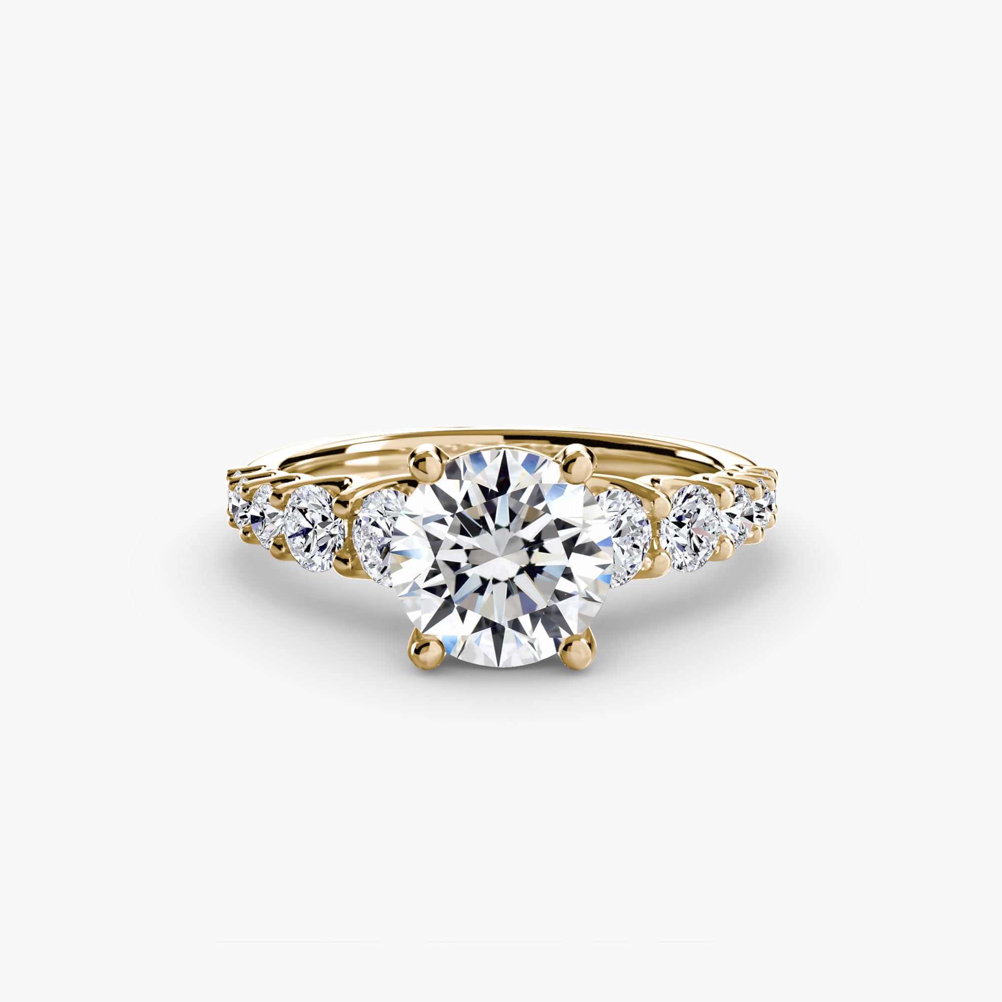 Graduated Accent Solitaire Setting