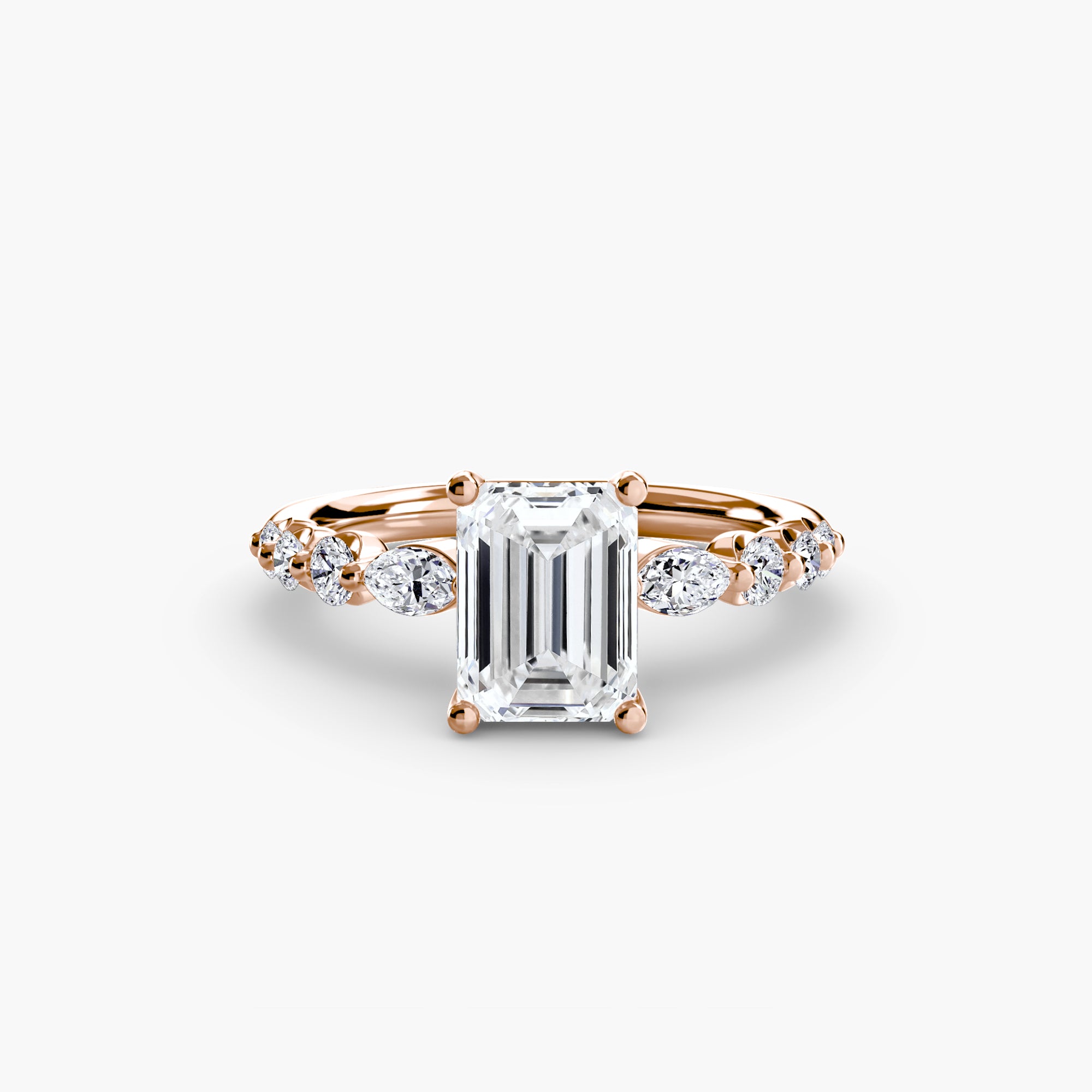 Tiered Accent Solitaire Setting