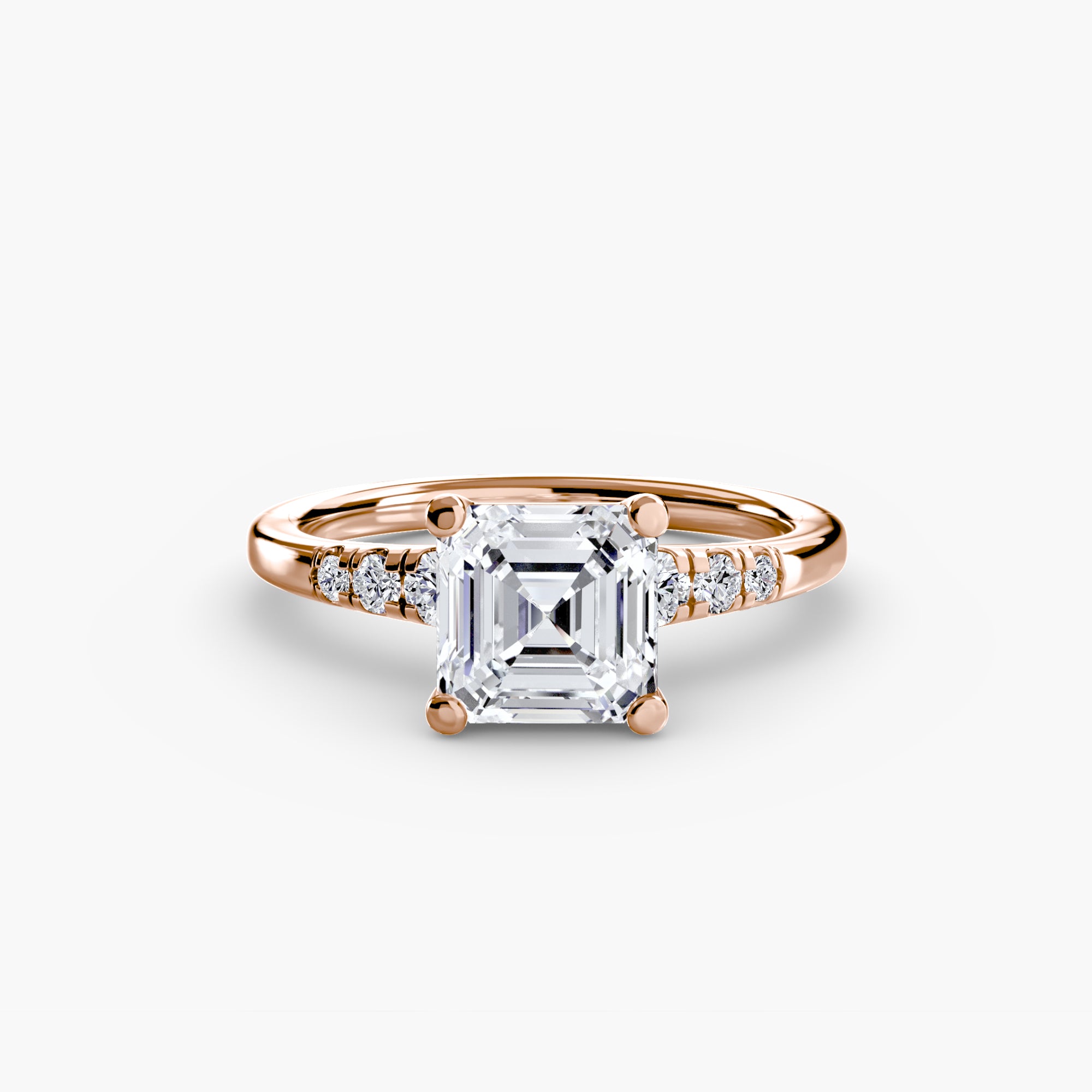 Shoulder Accent Solitaire Setting