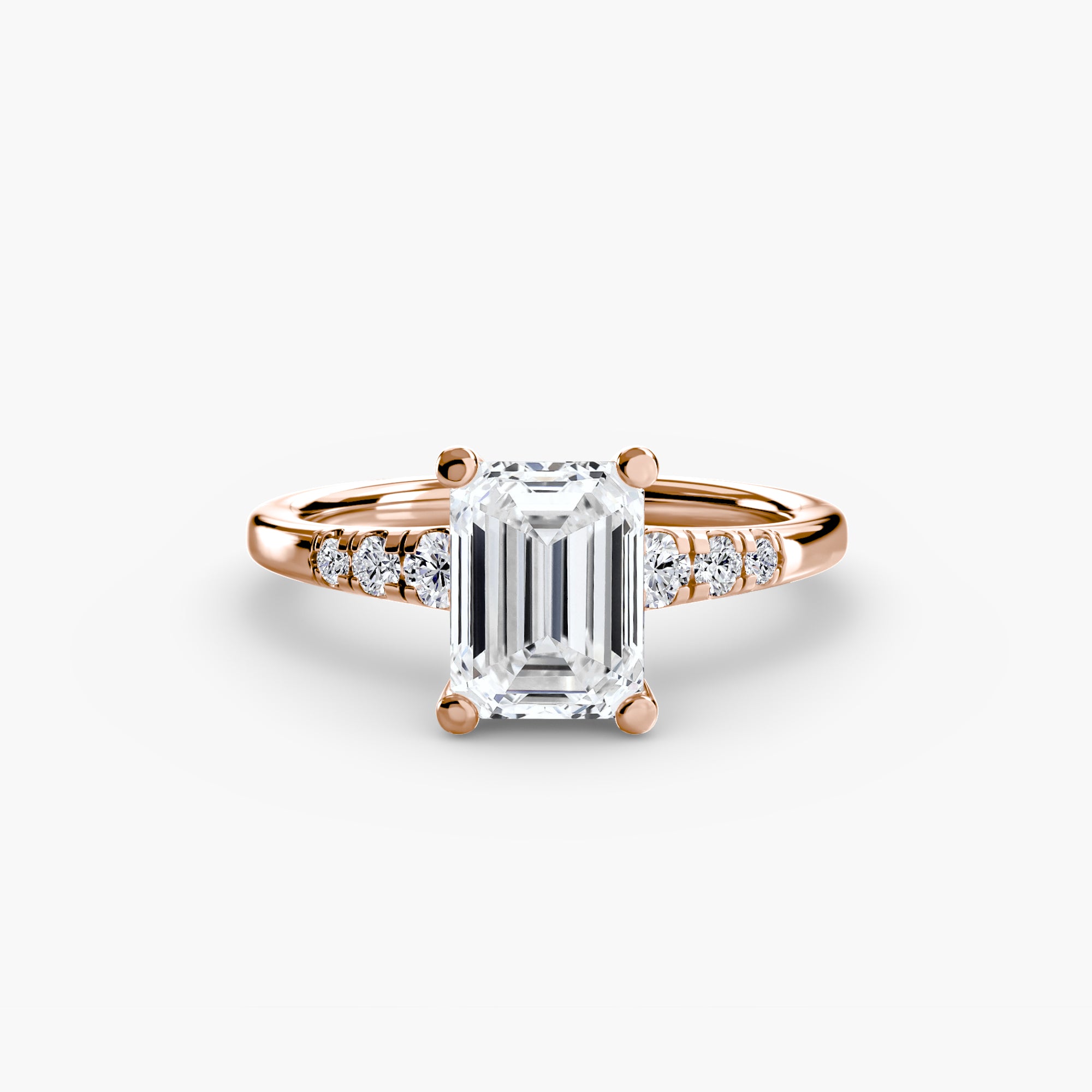 Shoulder Accent Solitaire Setting