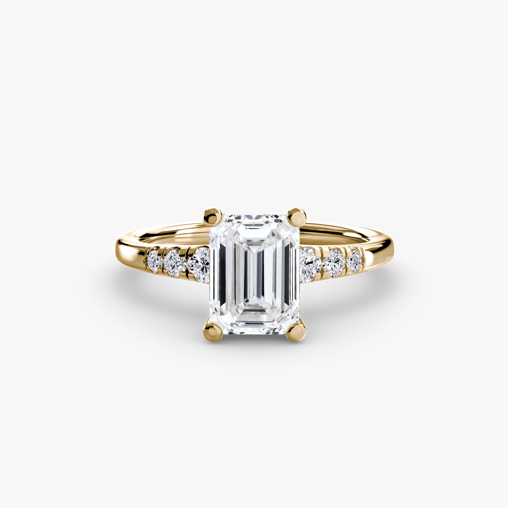 Shoulder Accent Solitaire Setting