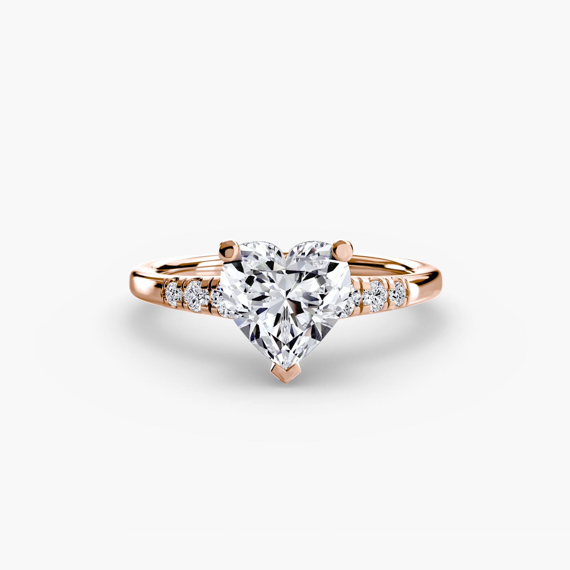 Shoulder Accent Solitaire Setting