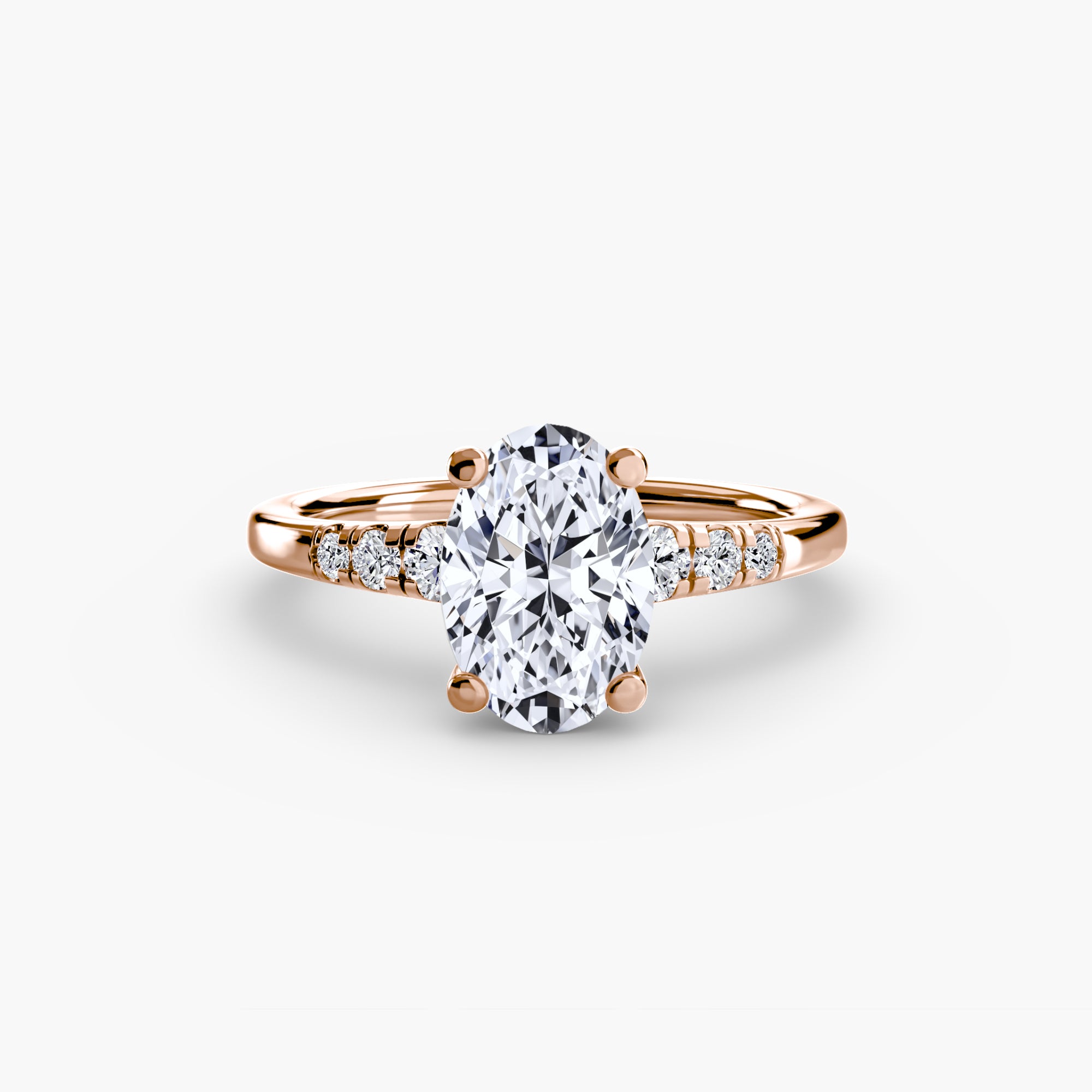 Shoulder Accent Solitaire Setting