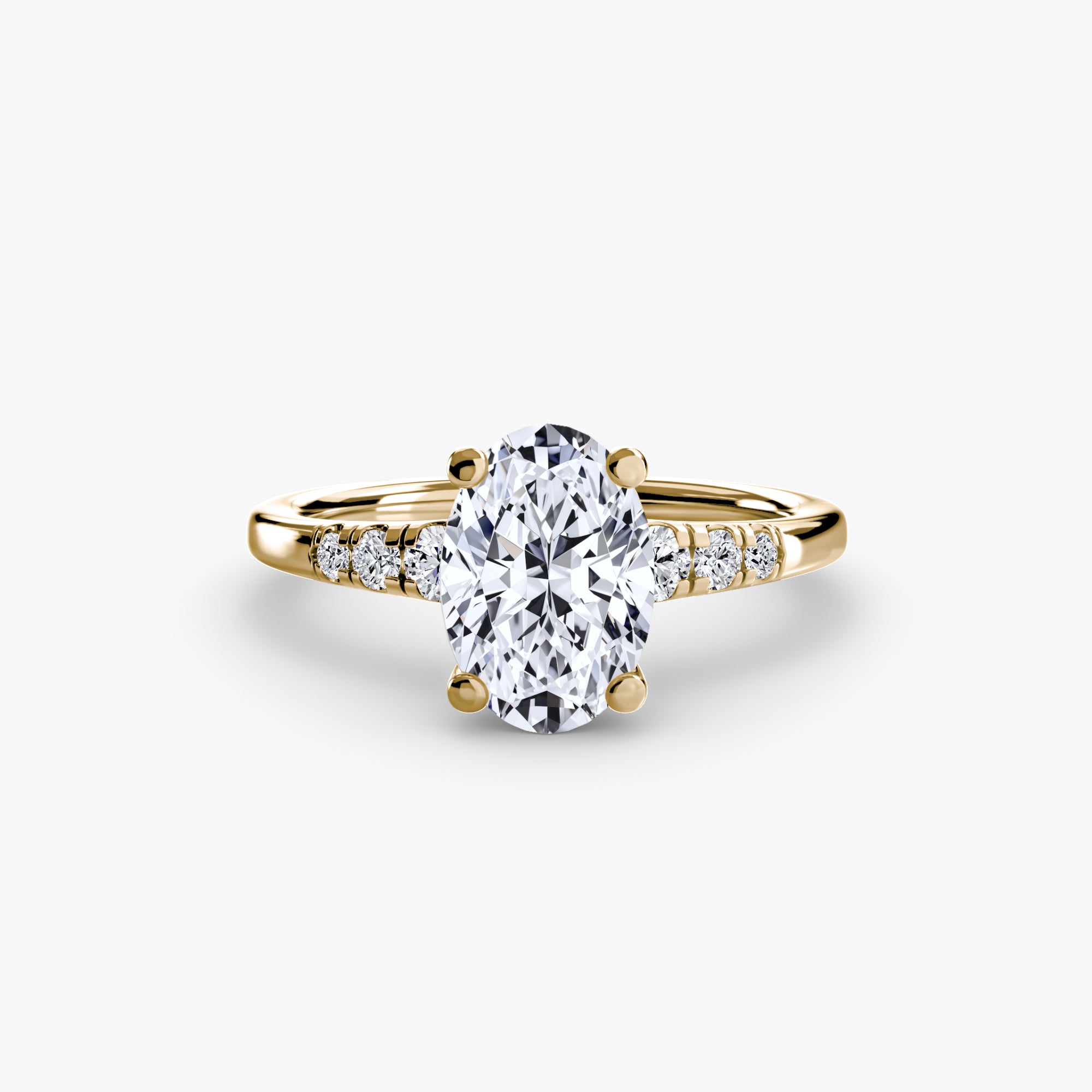 Shoulder Accent Solitaire Setting