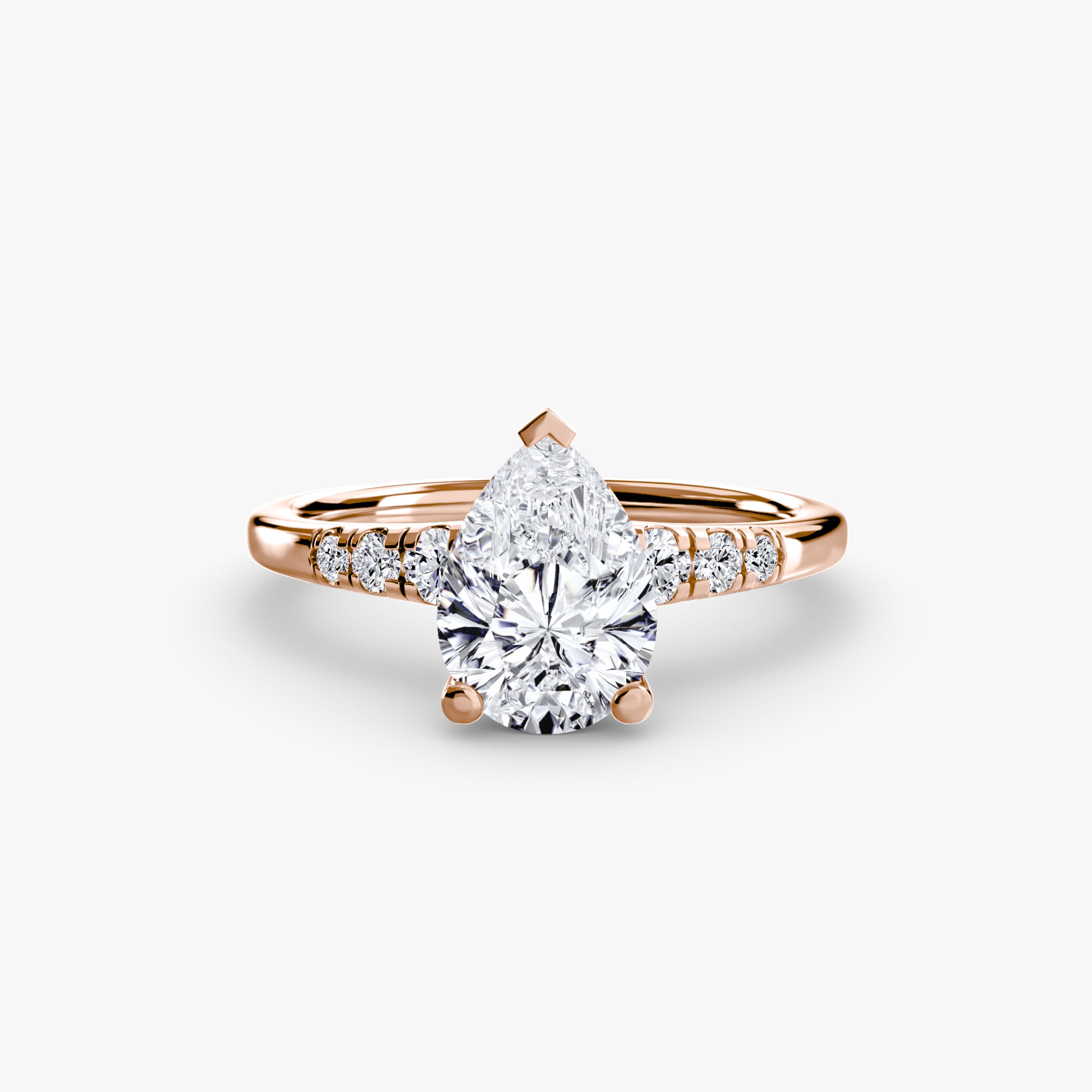 Shoulder Accent Solitaire Setting