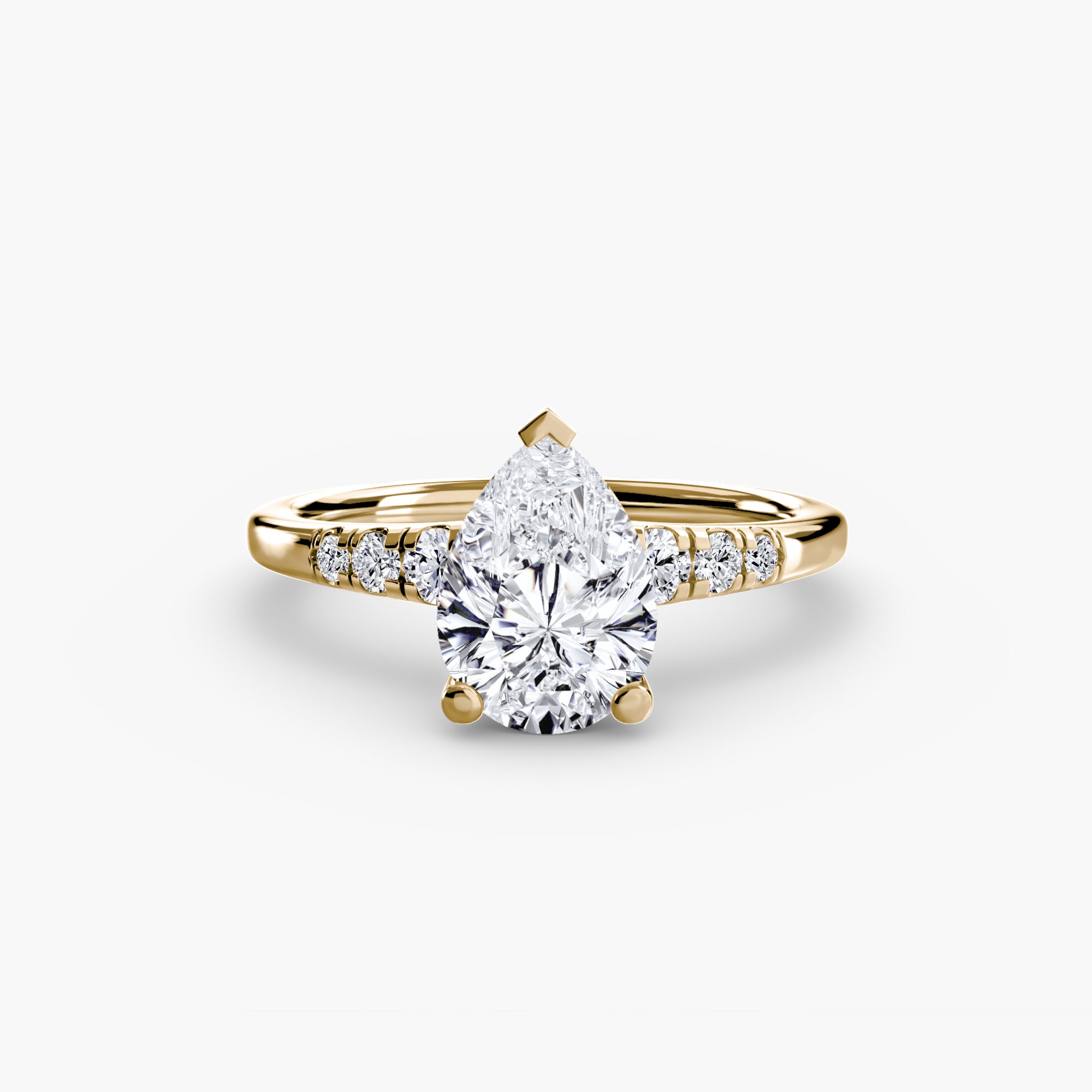 Shoulder Accent Solitaire Setting