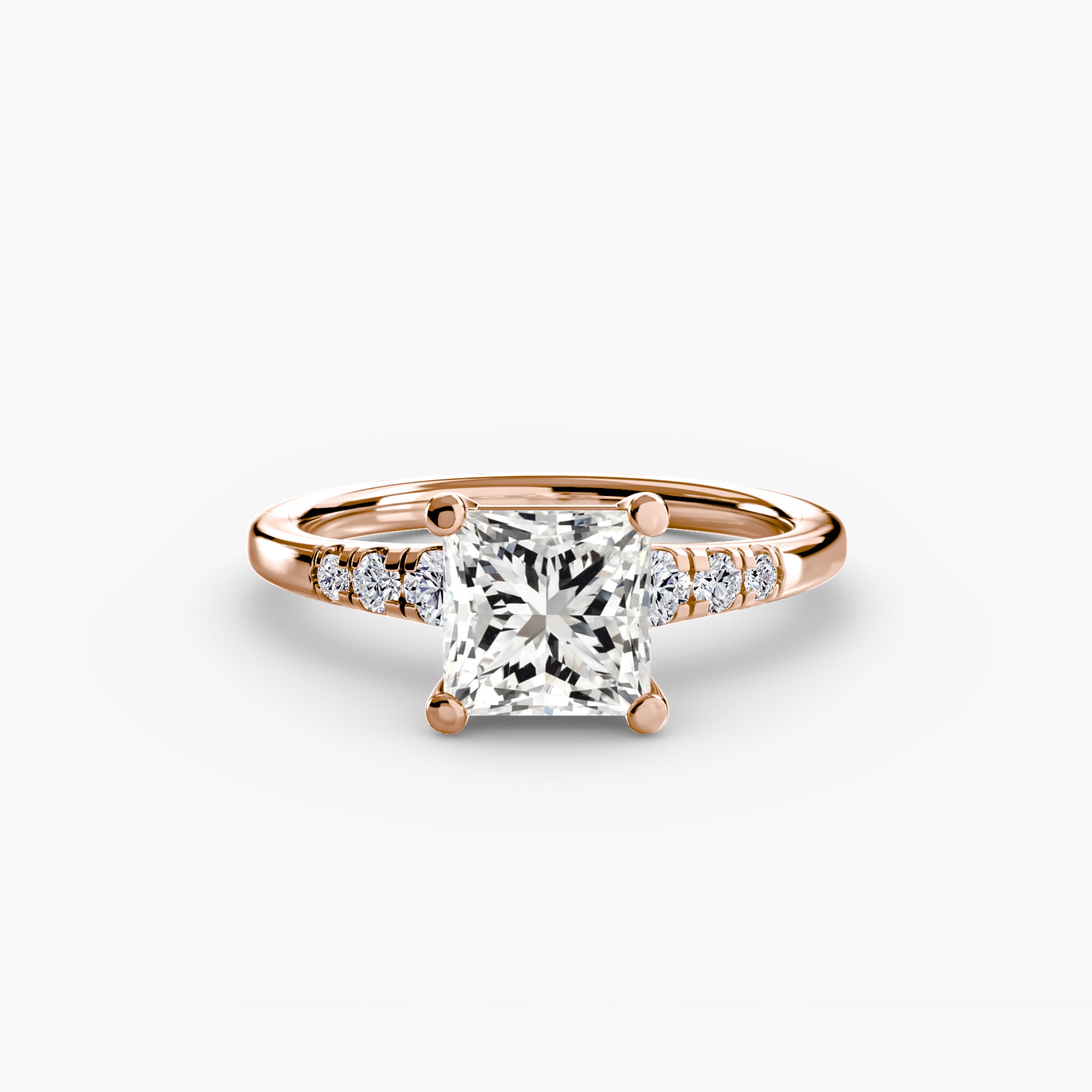 Shoulder Accent Solitaire Setting