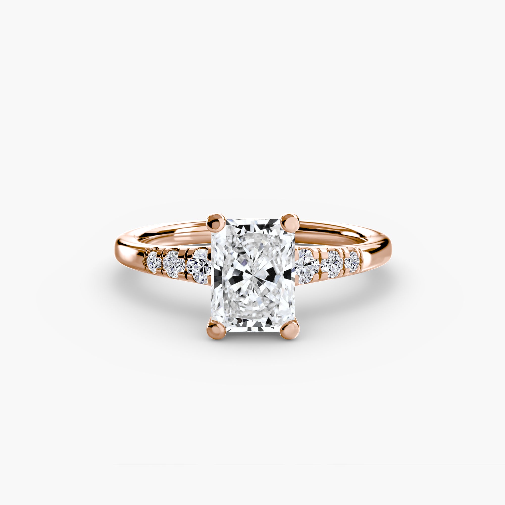 Shoulder Accent Solitaire Setting