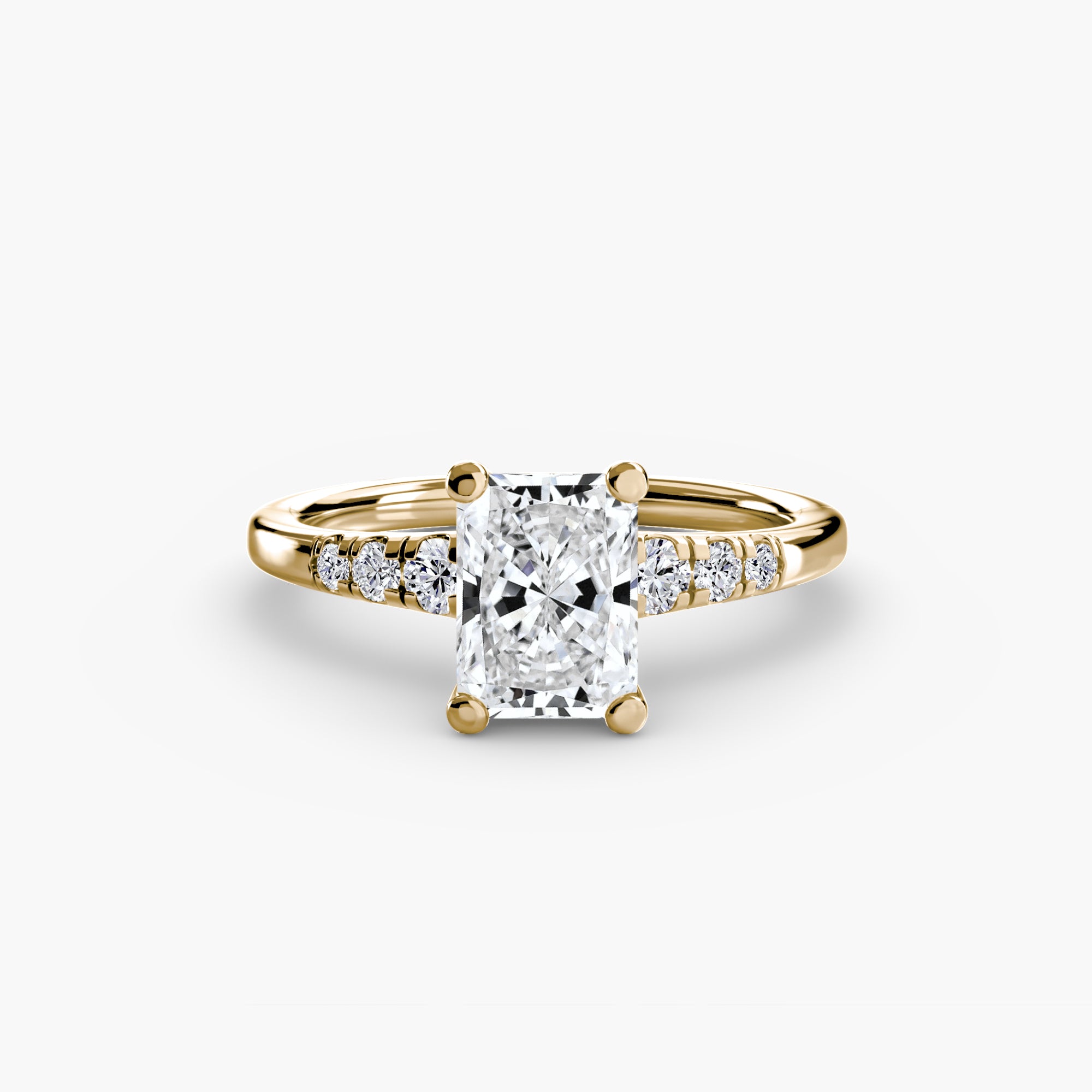 Shoulder Accent Solitaire Setting