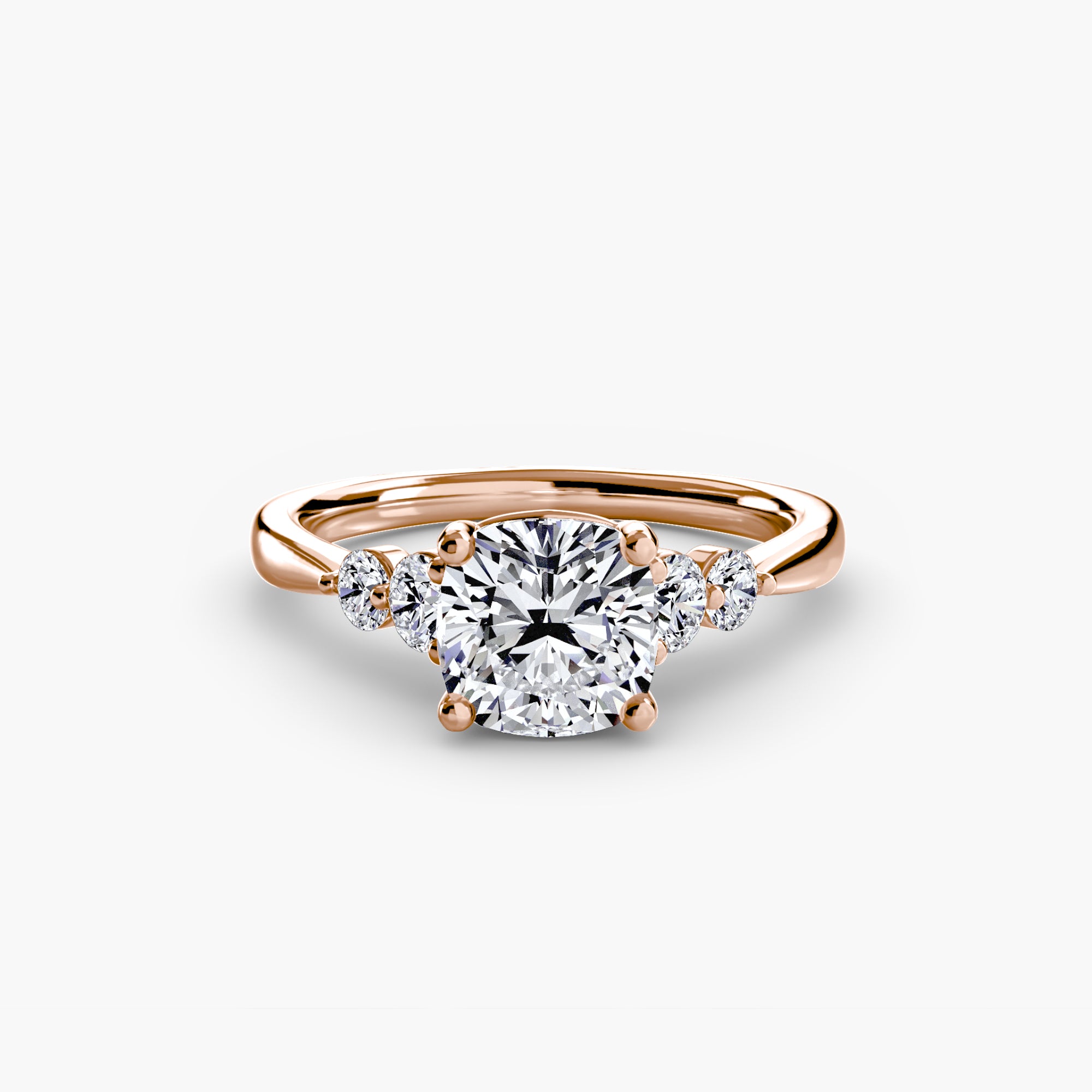 Twin Accent Solitaire Setting