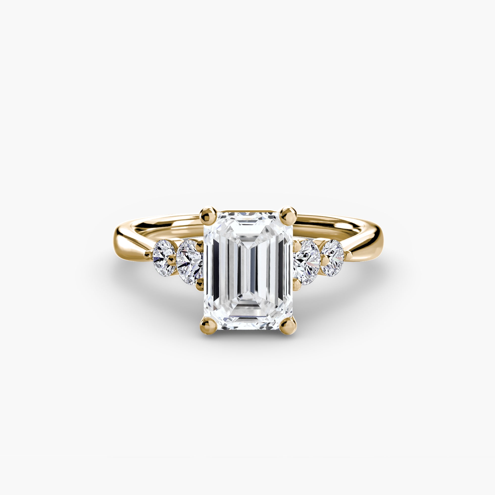 Twin Accent Solitaire Setting