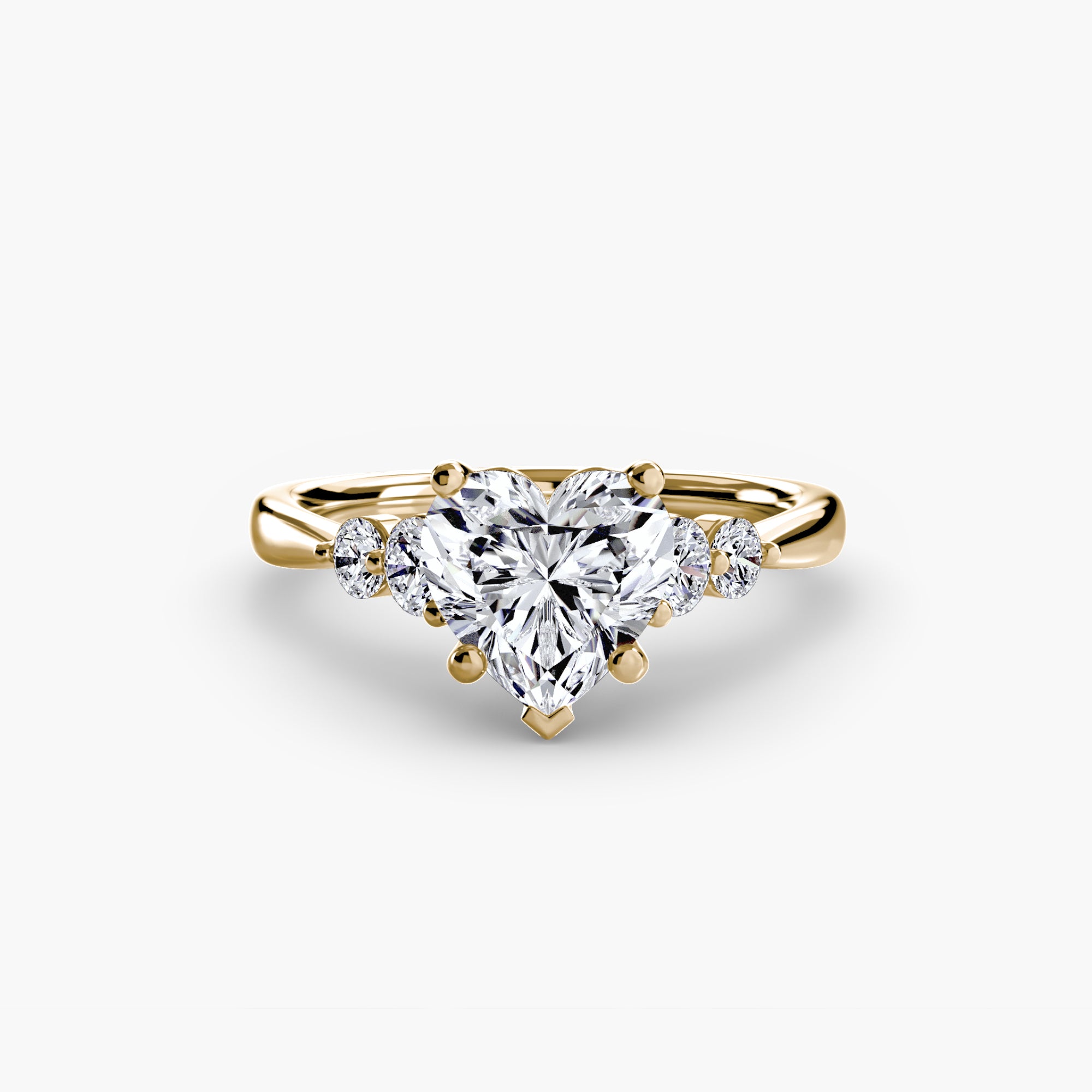 Twin Accent Solitaire Setting