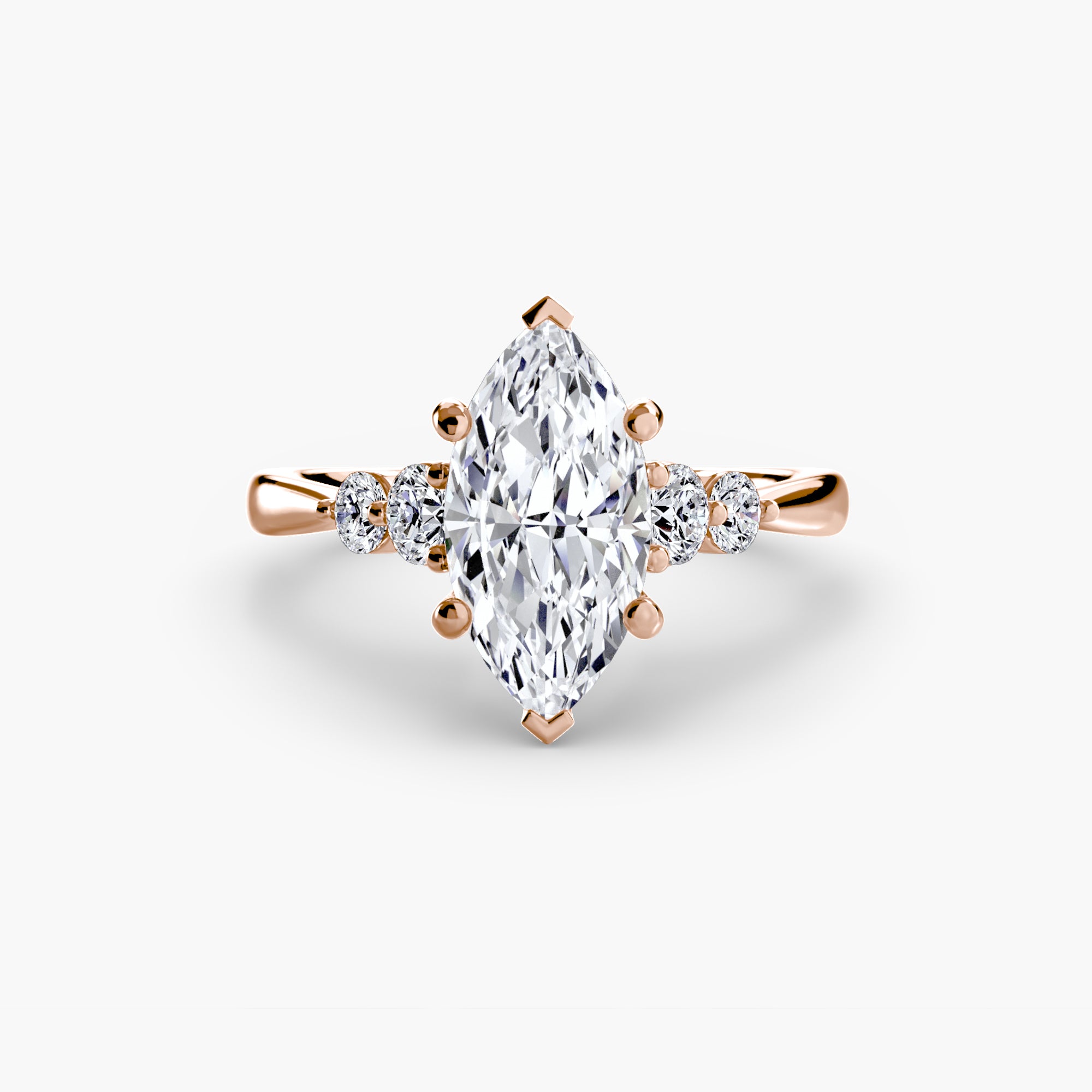 Twin Accent Solitaire Setting