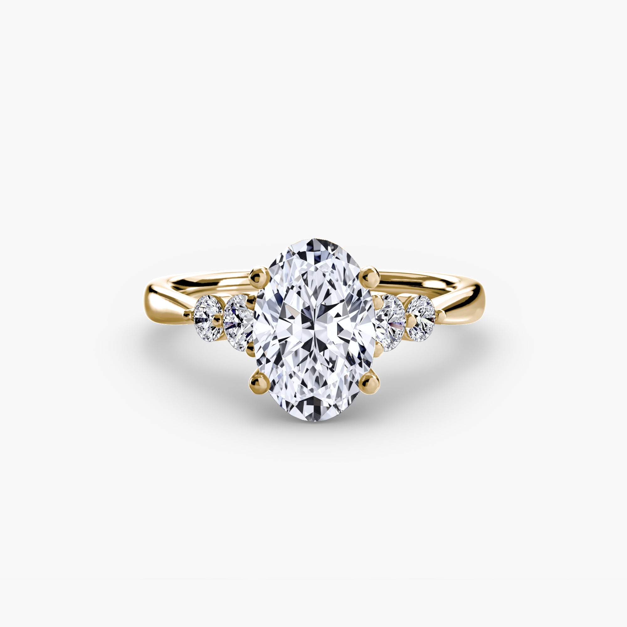 Twin Accent Solitaire Setting