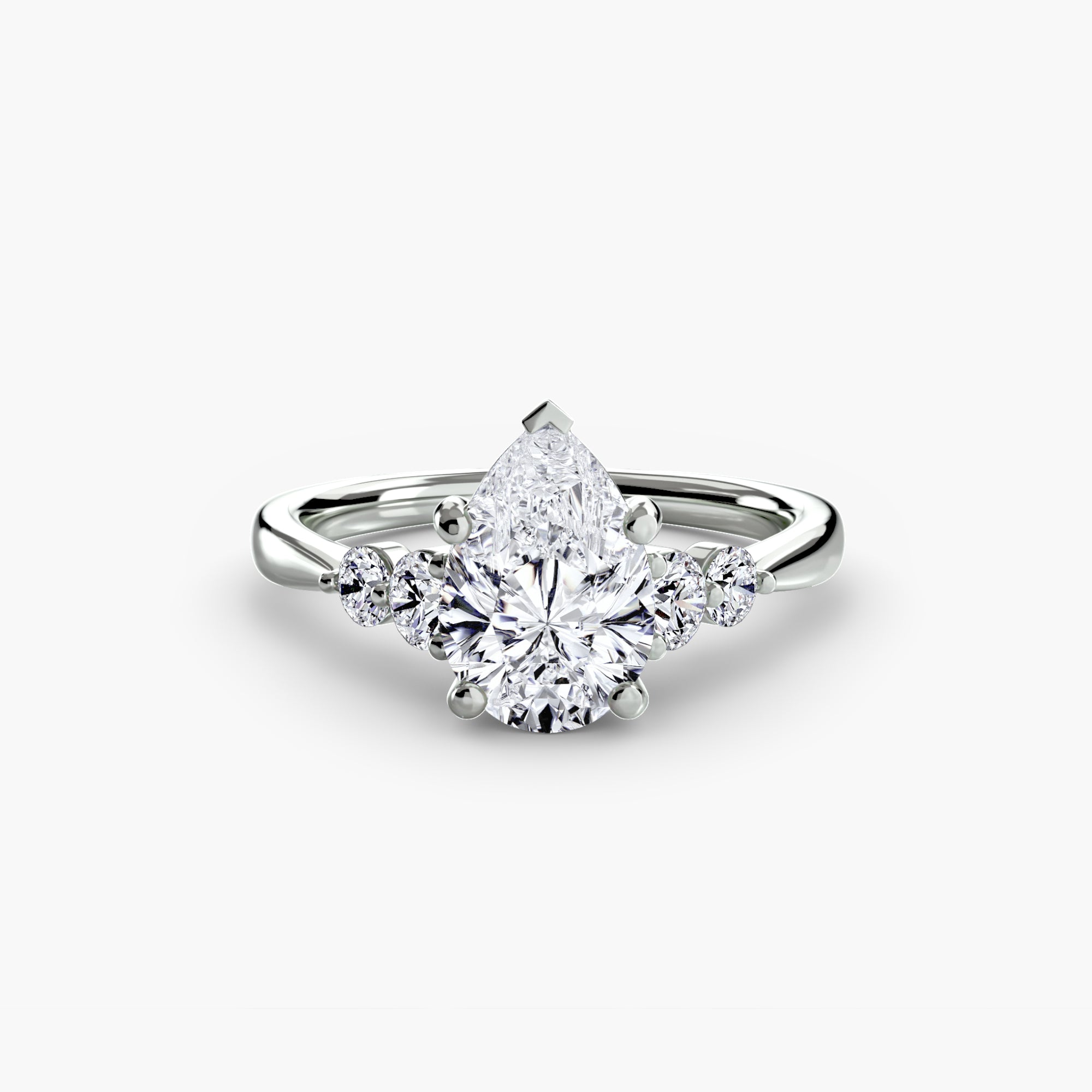 Twin Accent Solitaire Setting