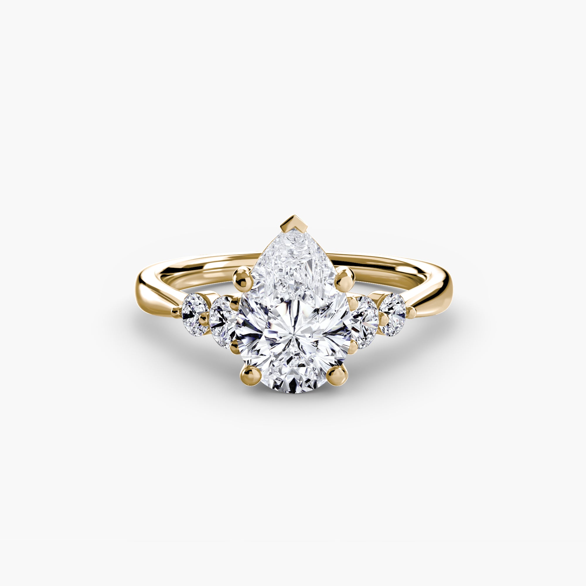 Twin Accent Solitaire Setting