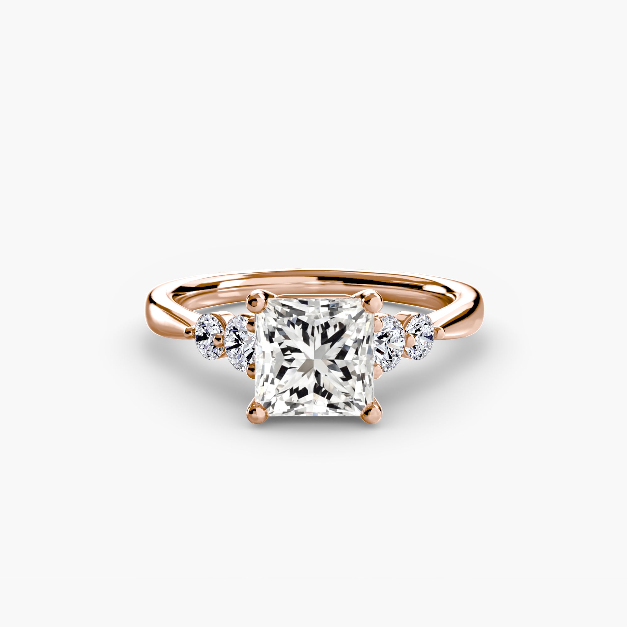Twin Accent Solitaire Setting