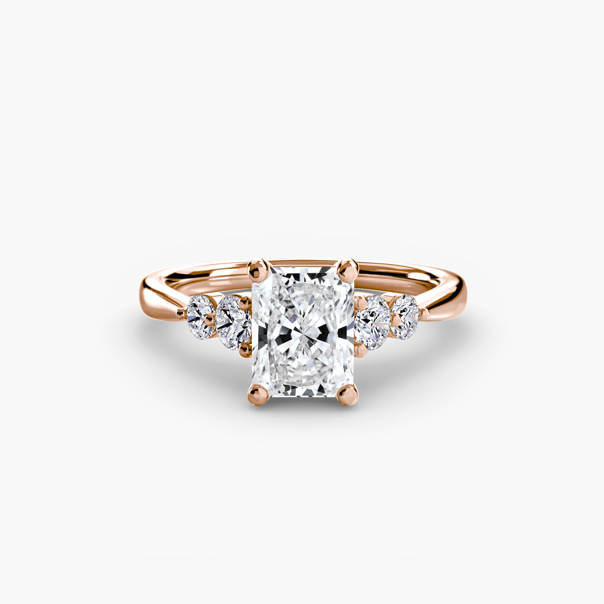 Twin Accent Solitaire Setting