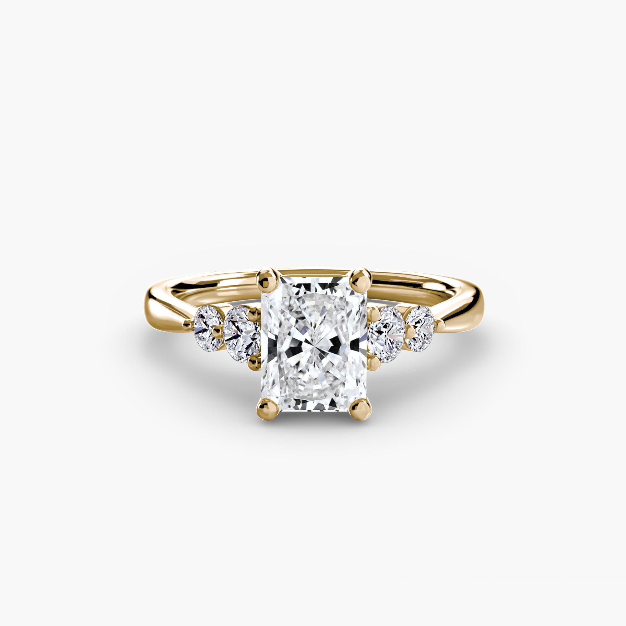 Twin Accent Solitaire Setting