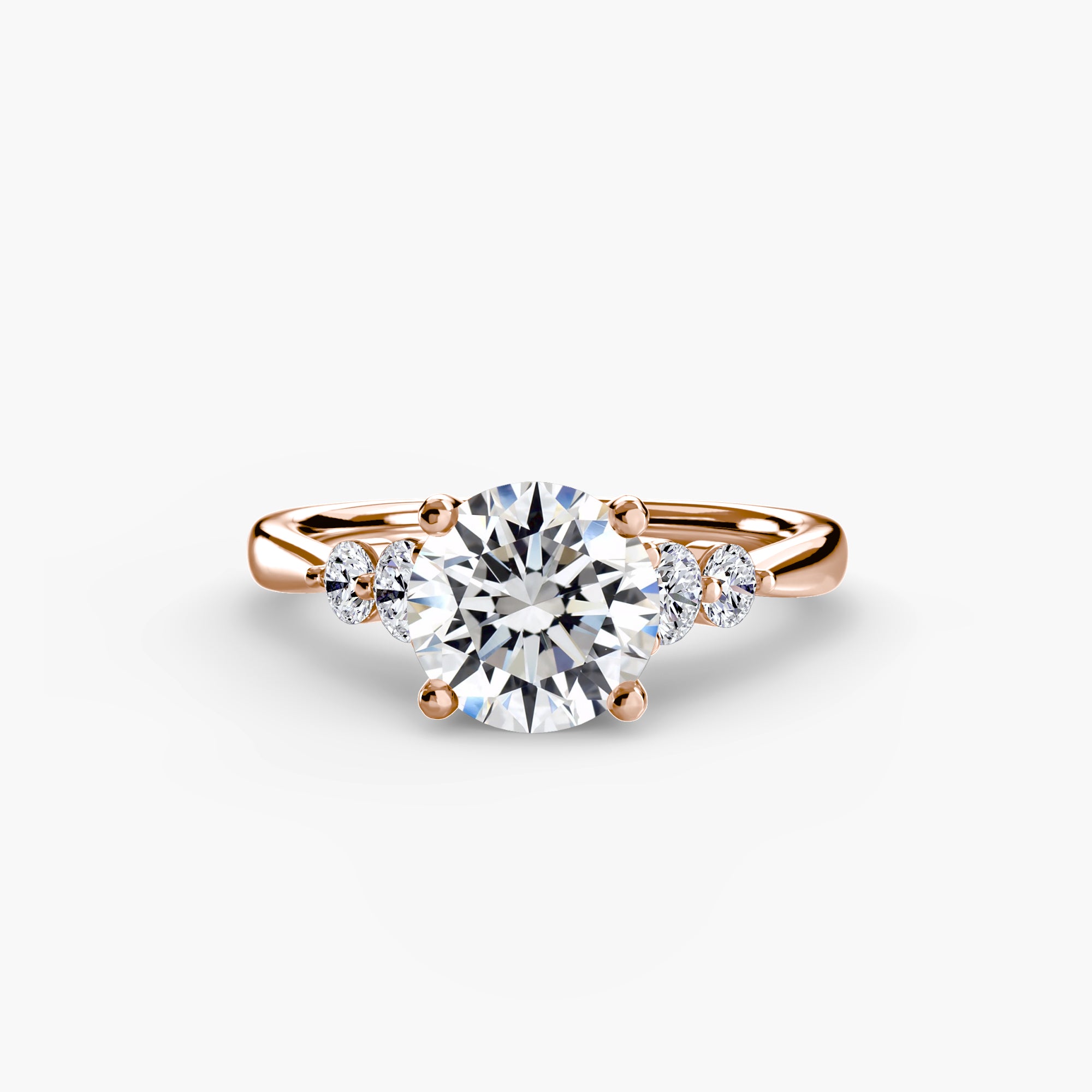Twin Accent Solitaire Setting