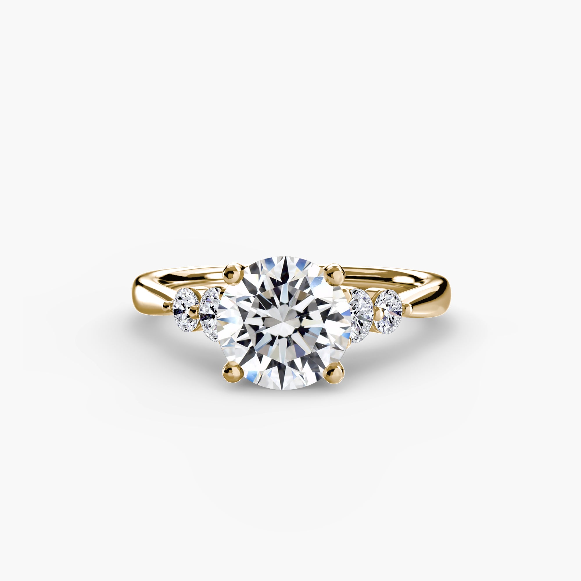 Twin Accent Solitaire Setting