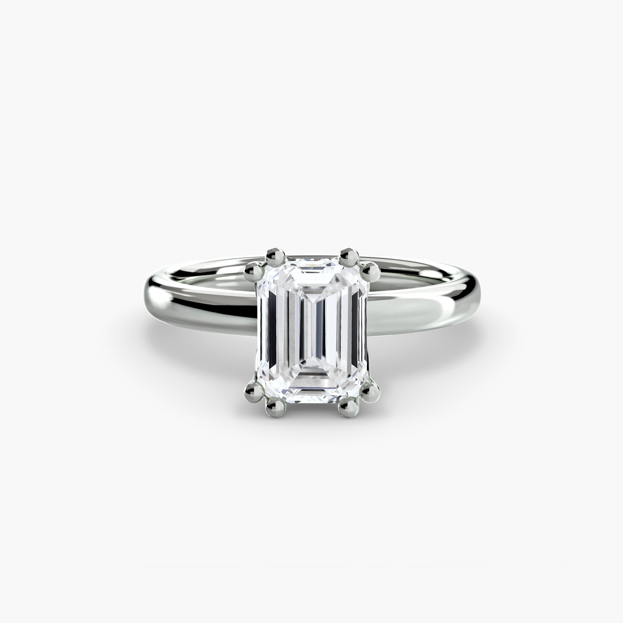 Eight Prong Solitaire Setting