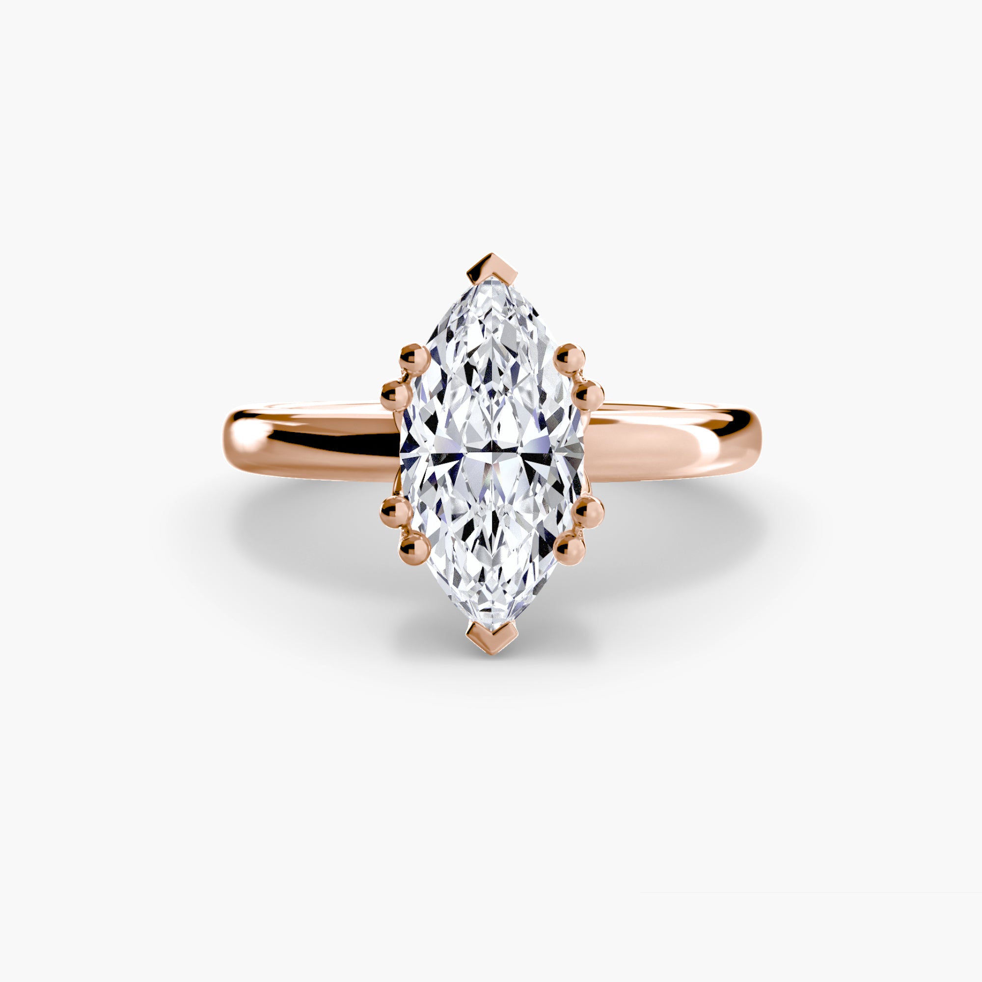 Eight Prong Solitaire Setting