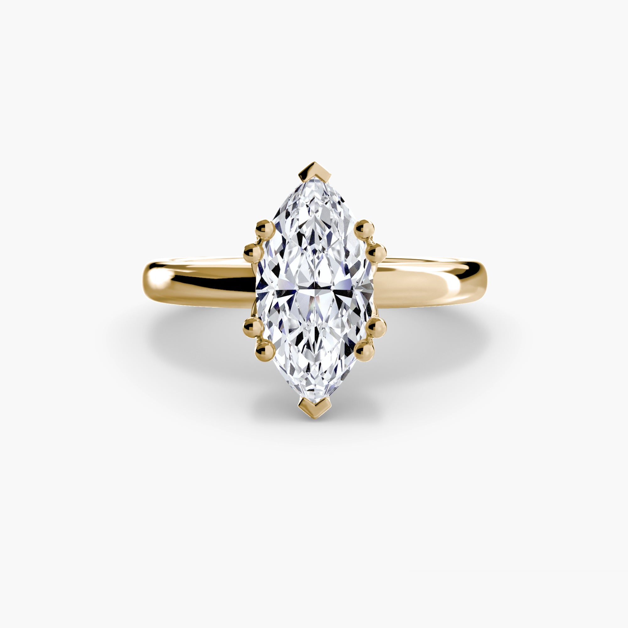 Eight Prong Solitaire Setting