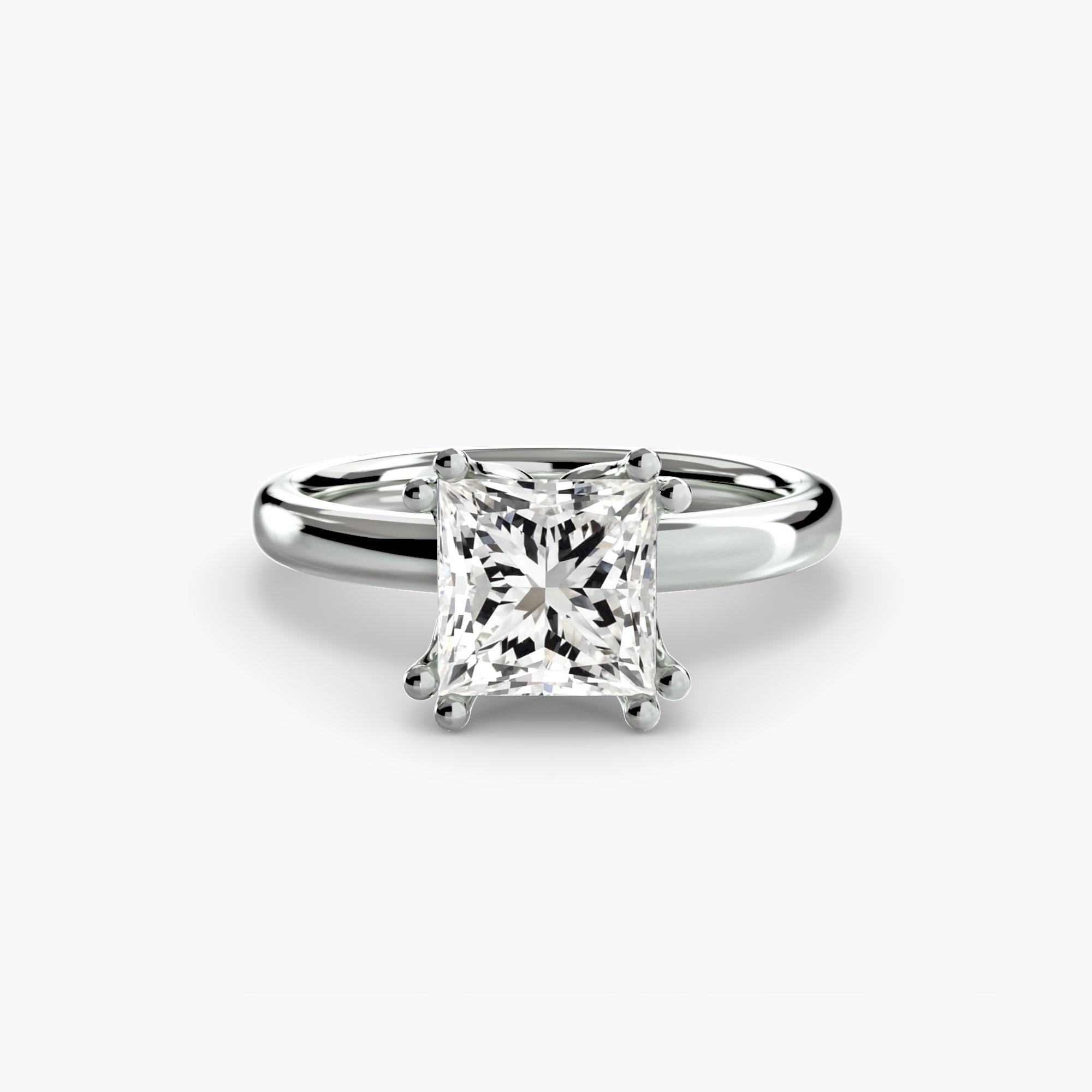 Eight Prong Solitaire Setting