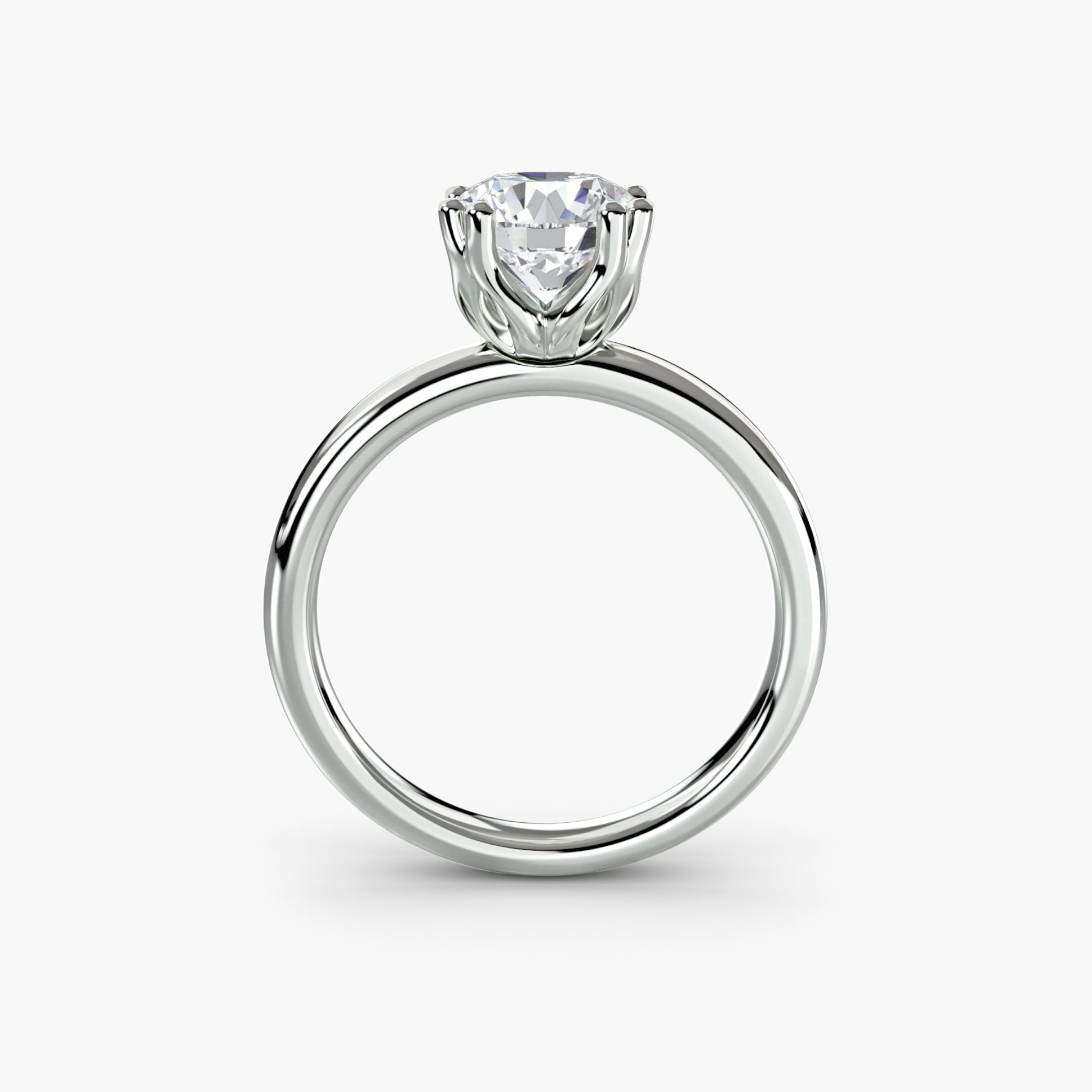 Eight Prong Solitaire Setting