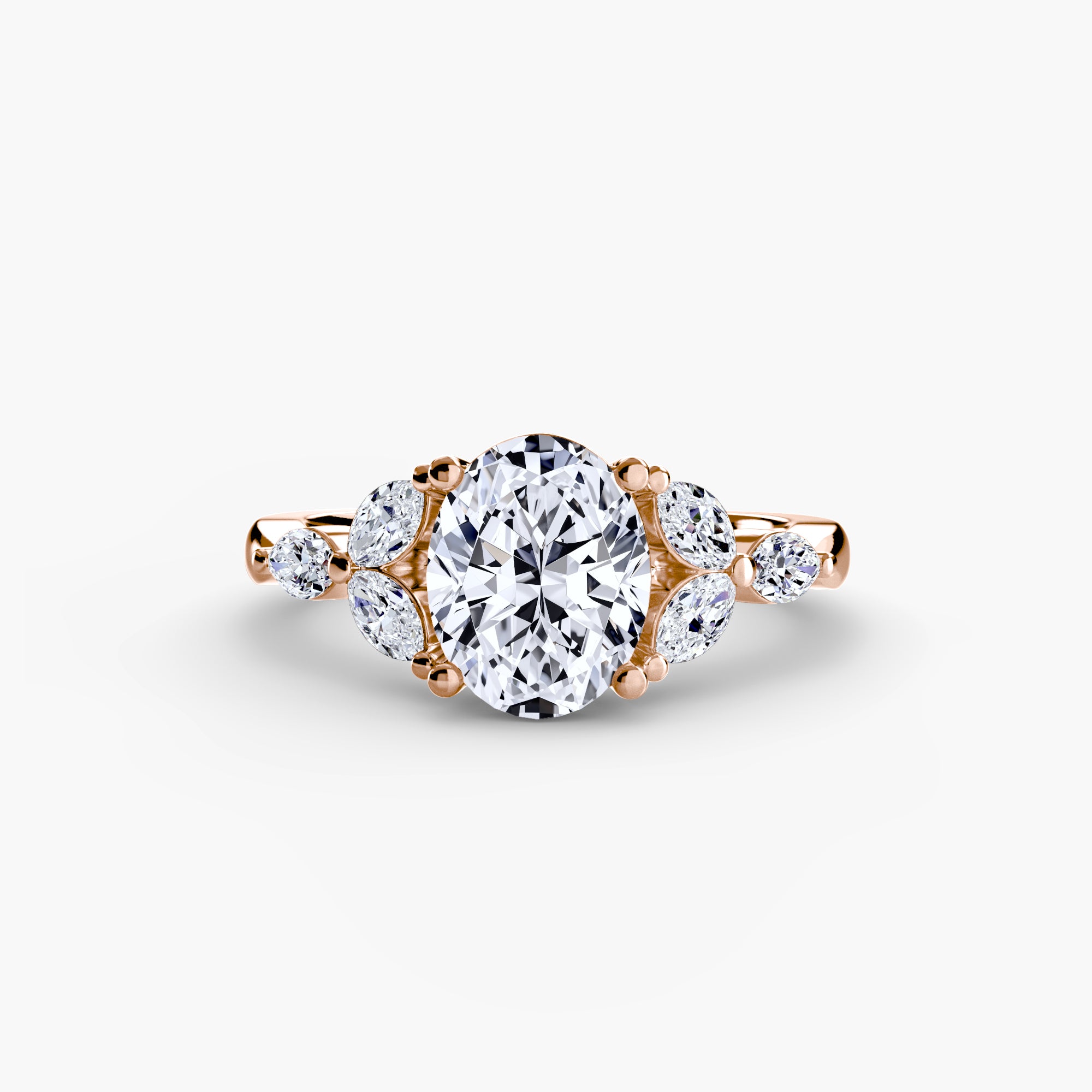 Oval Shoulder Cluster Setting