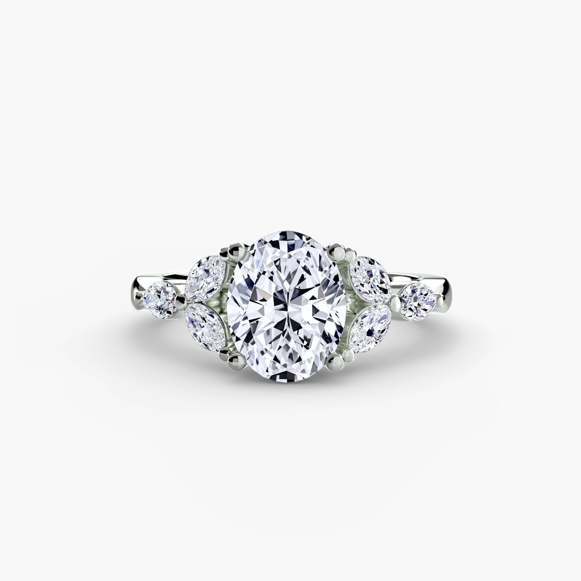 Oval Shoulder Cluster Setting